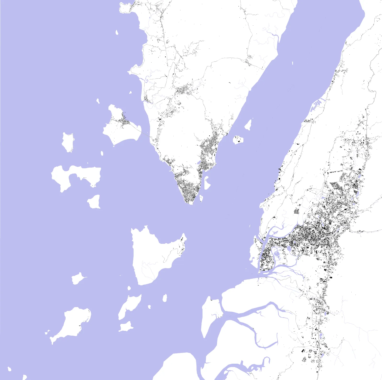 Kawthaung figure ground plan