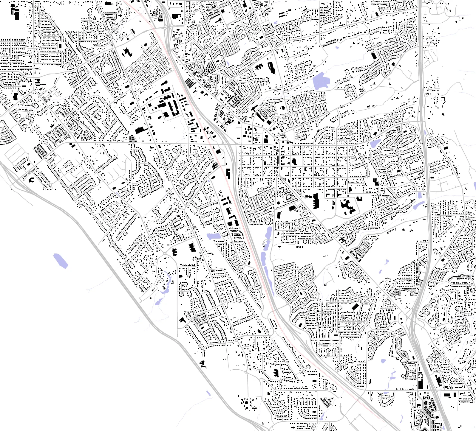 Kaysville figure ground plan