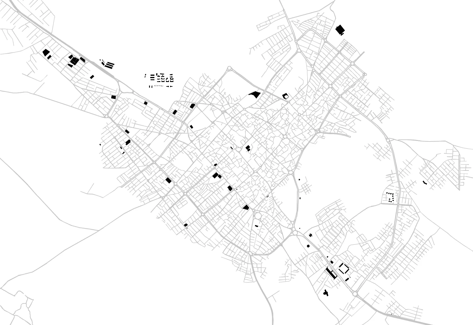 Kazerun Schwarzplan
