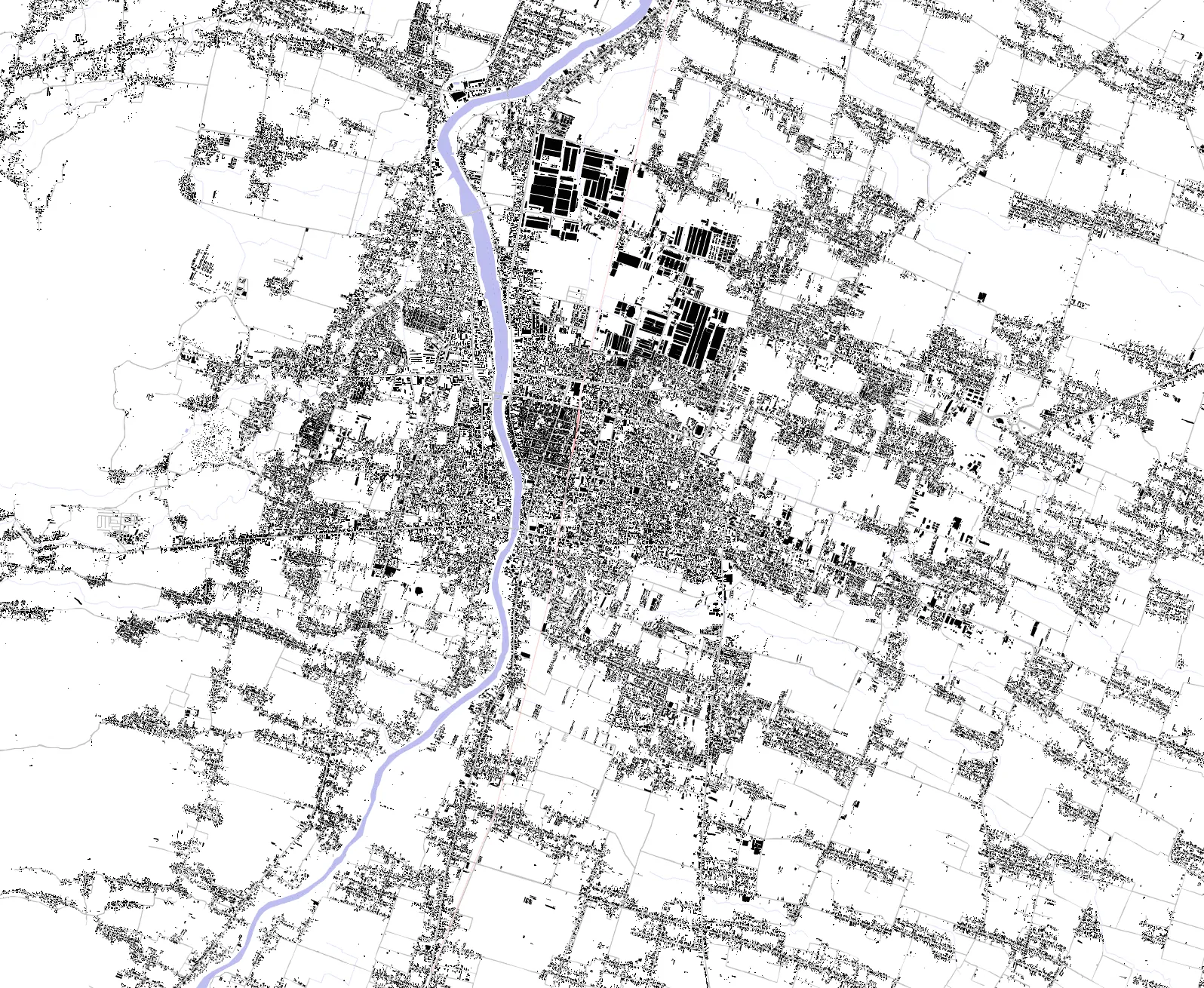 Kediri figure ground plan