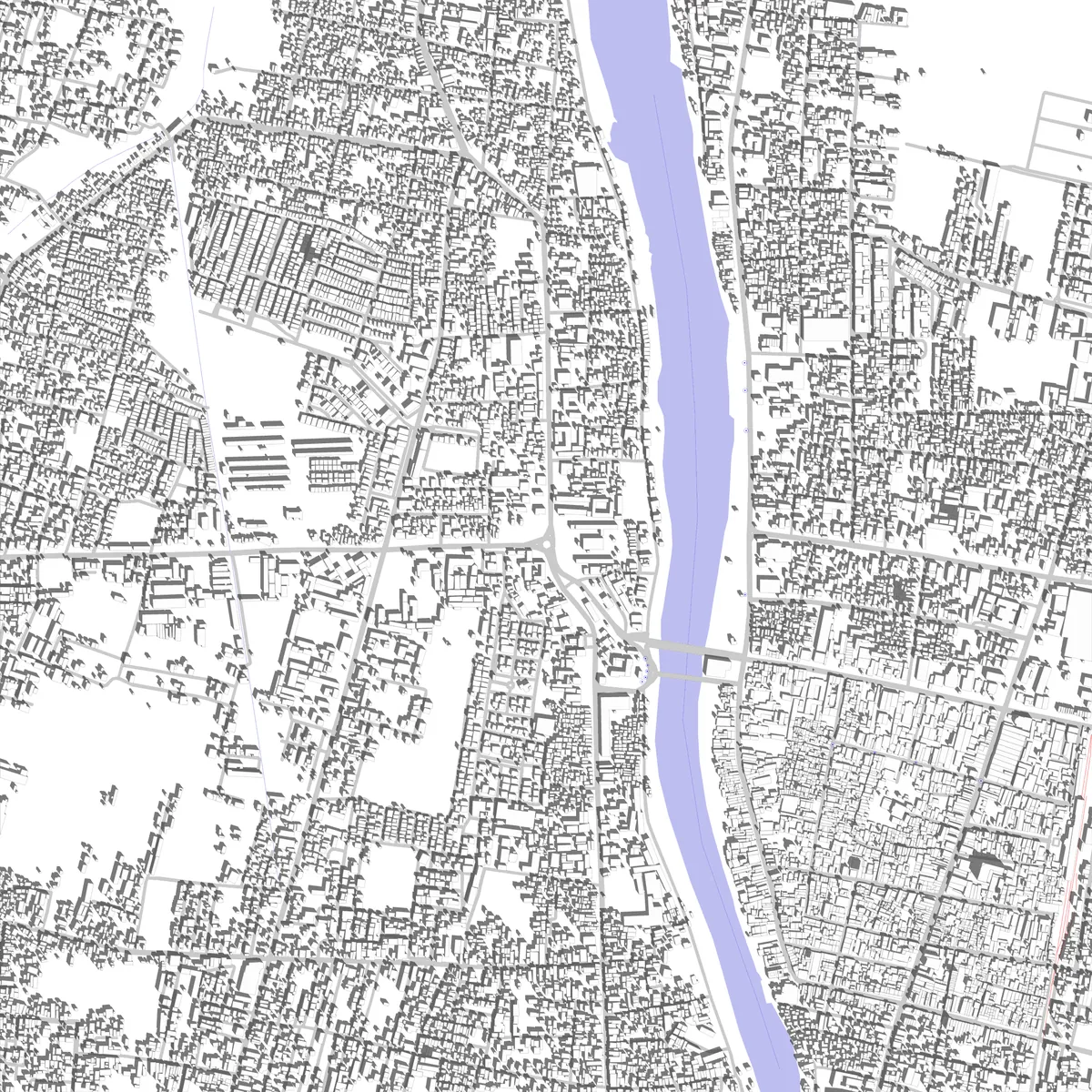 Kediri site plan (2.5 km)