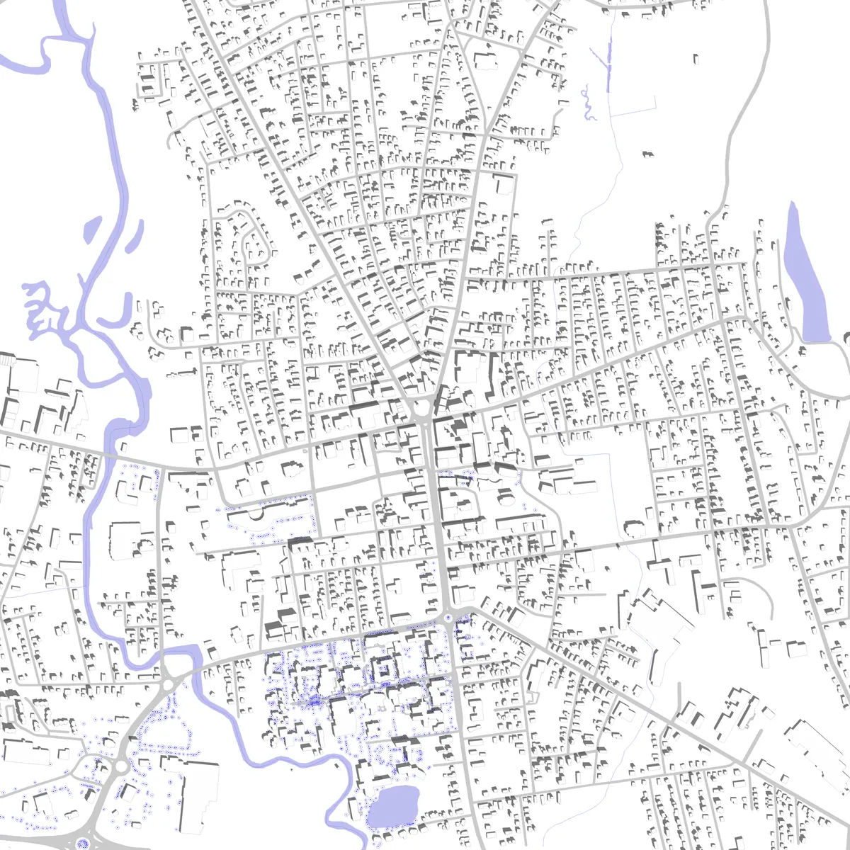 Keene site plan (2.5 km)