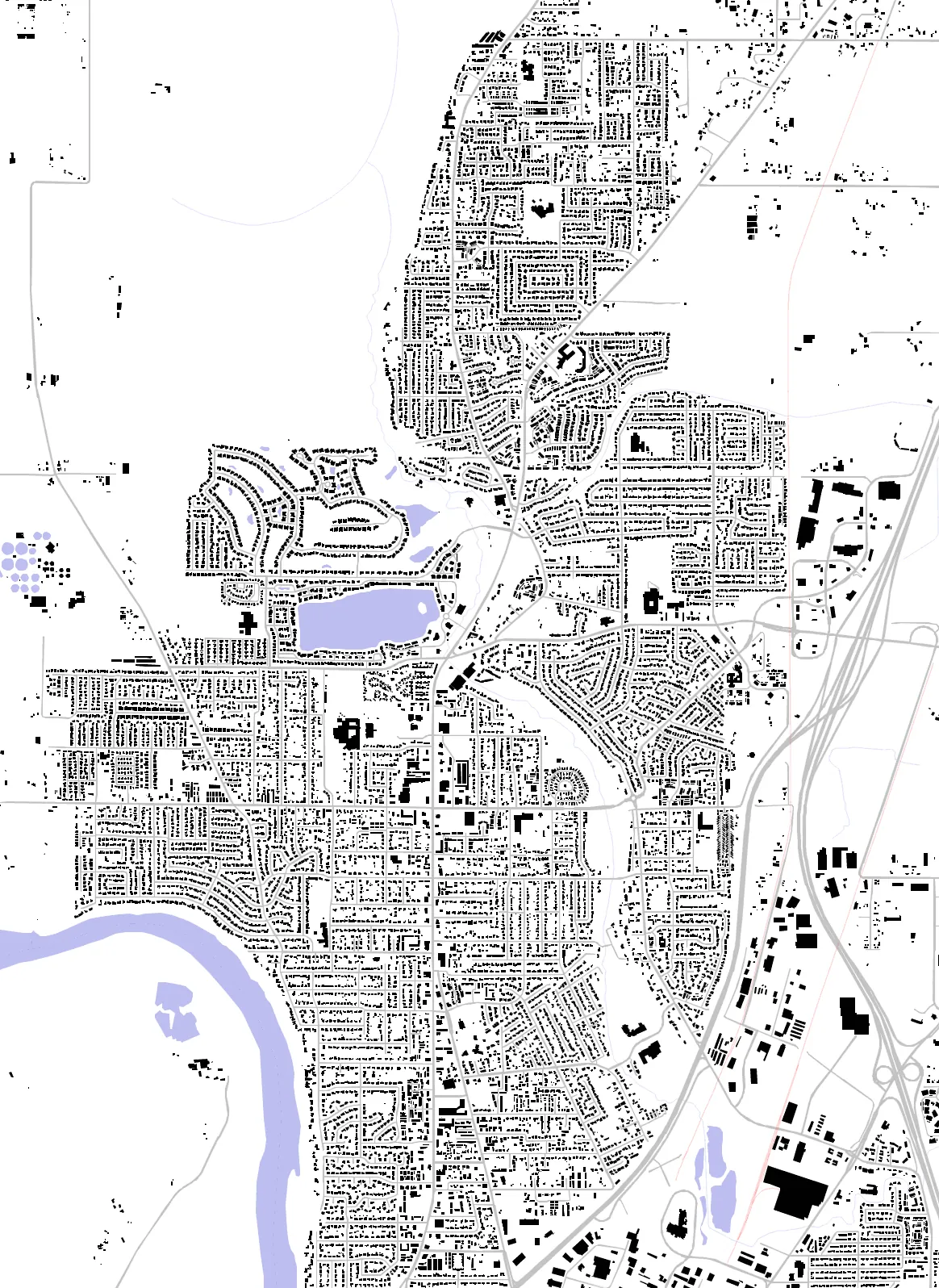 Keizer figure ground plan