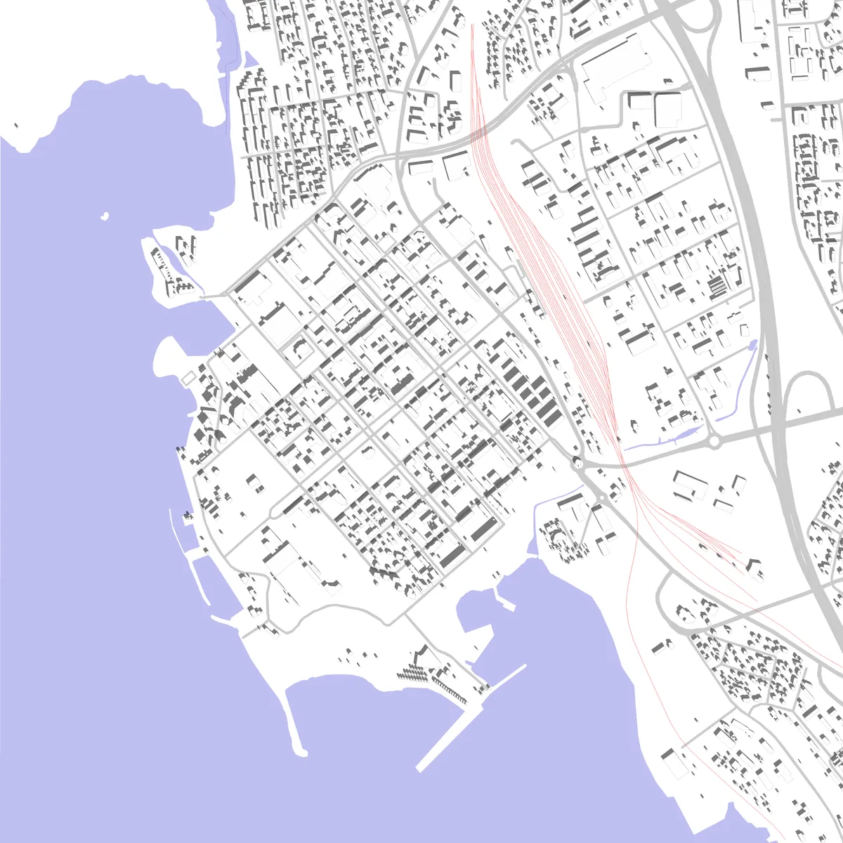 Kemi Lageplan (2,5 km)