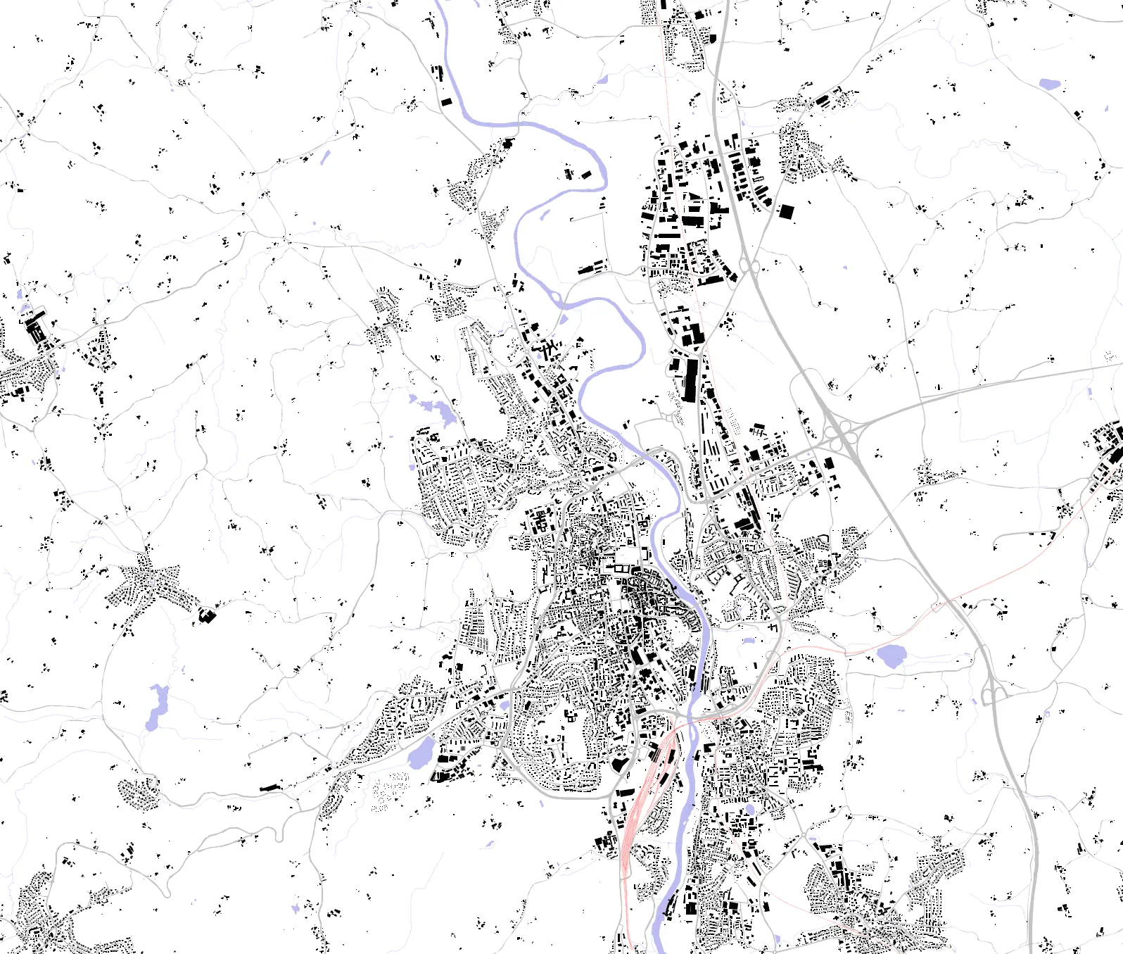 Kempten figure ground plan