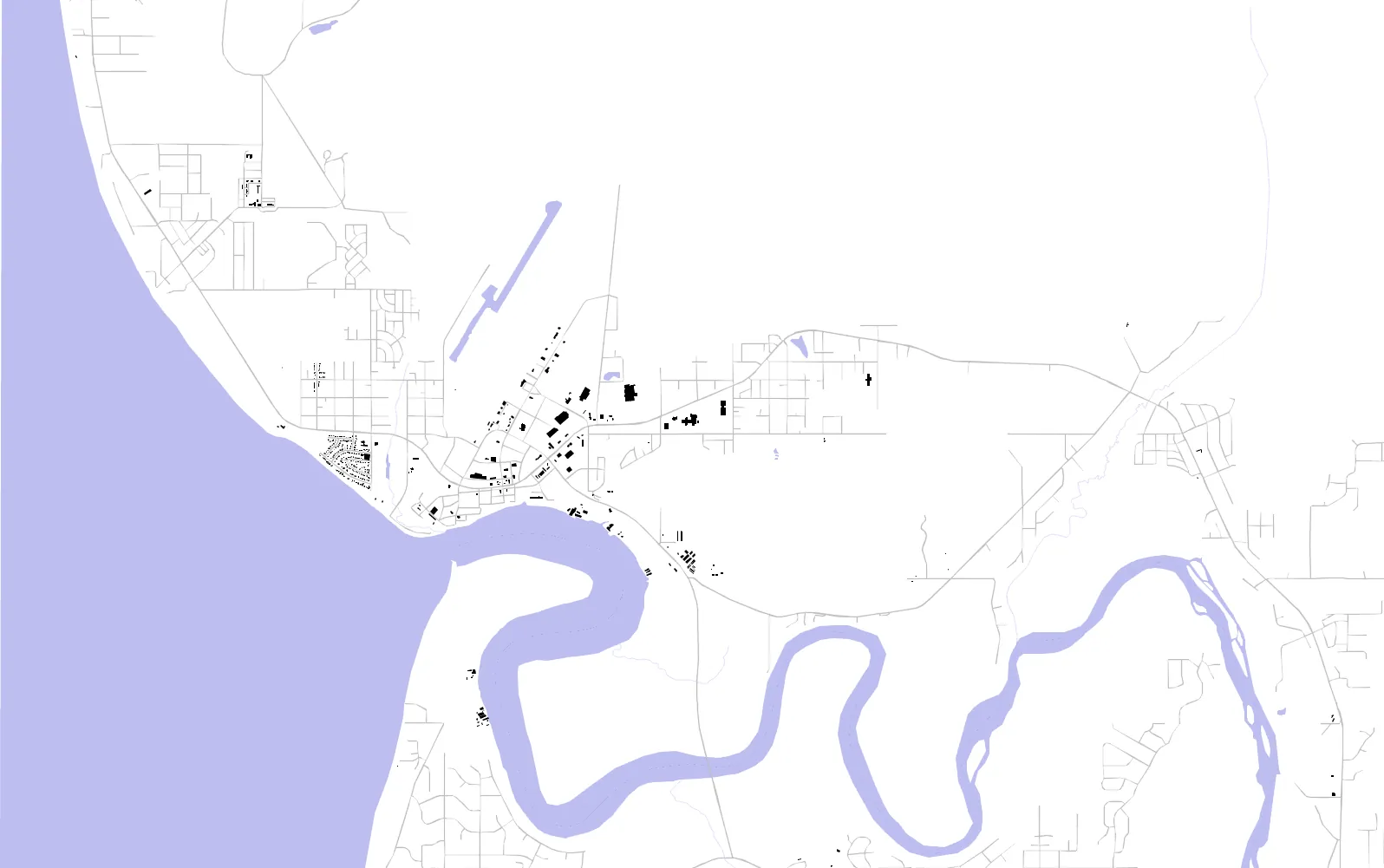 Kenai Schwarzplan