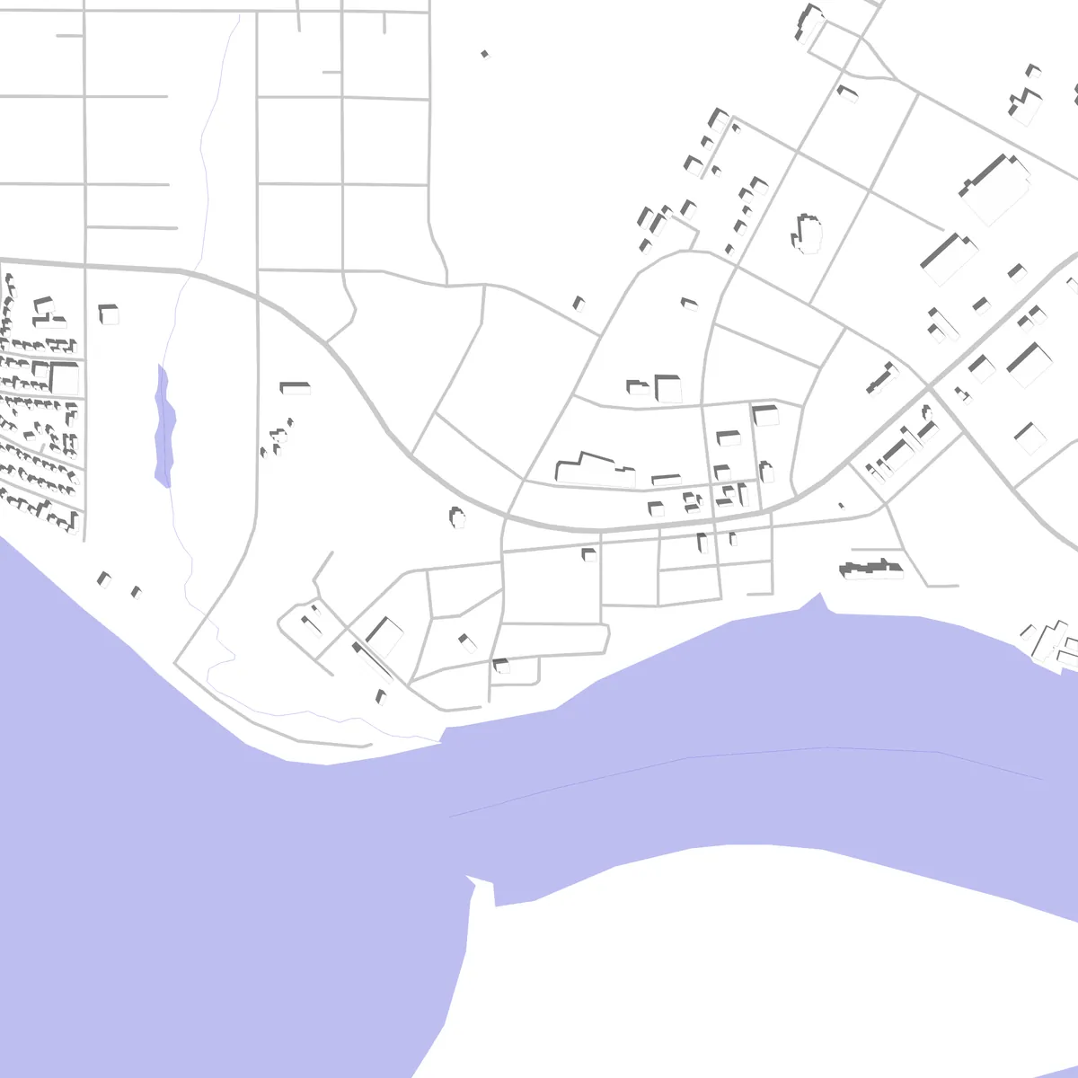 Kenai Lageplan (2,5 km)