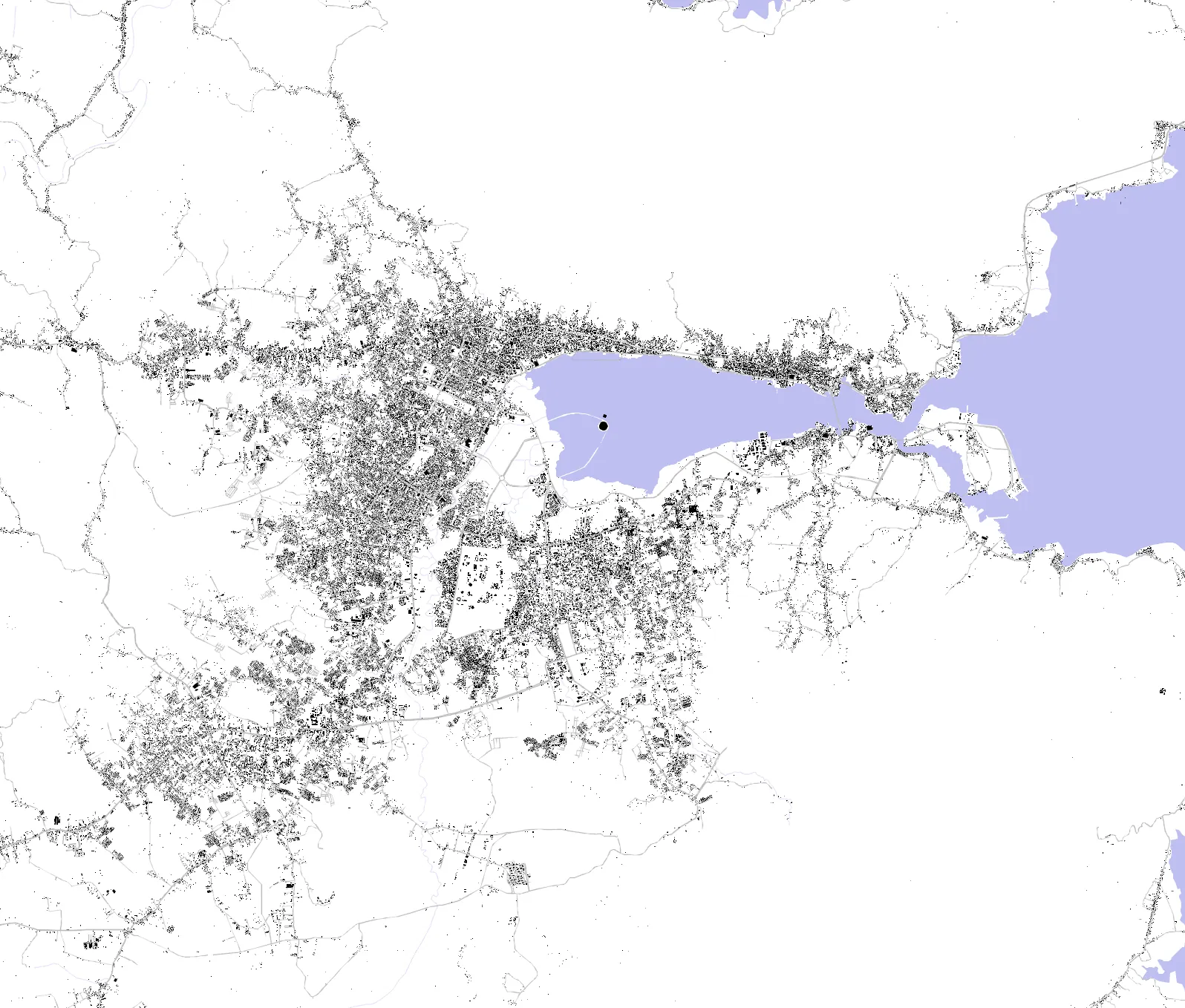 Kendari Schwarzplan