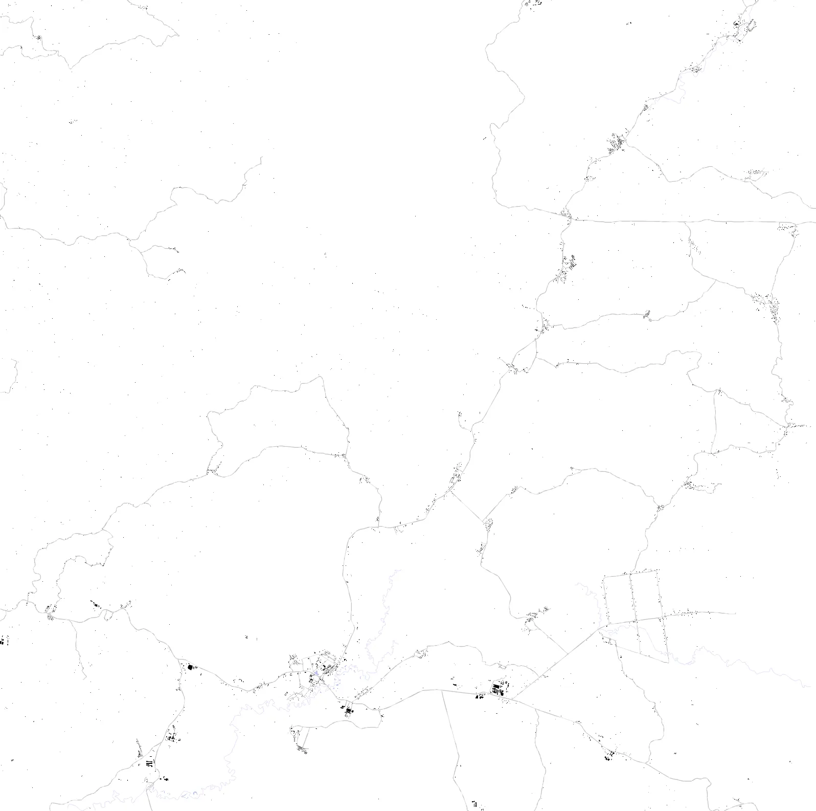 Keningau figure ground plan