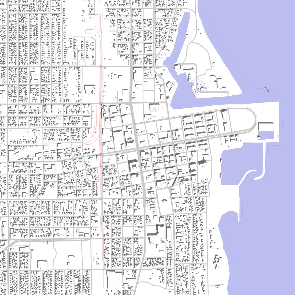 Kenosha site plan (2.5 km)