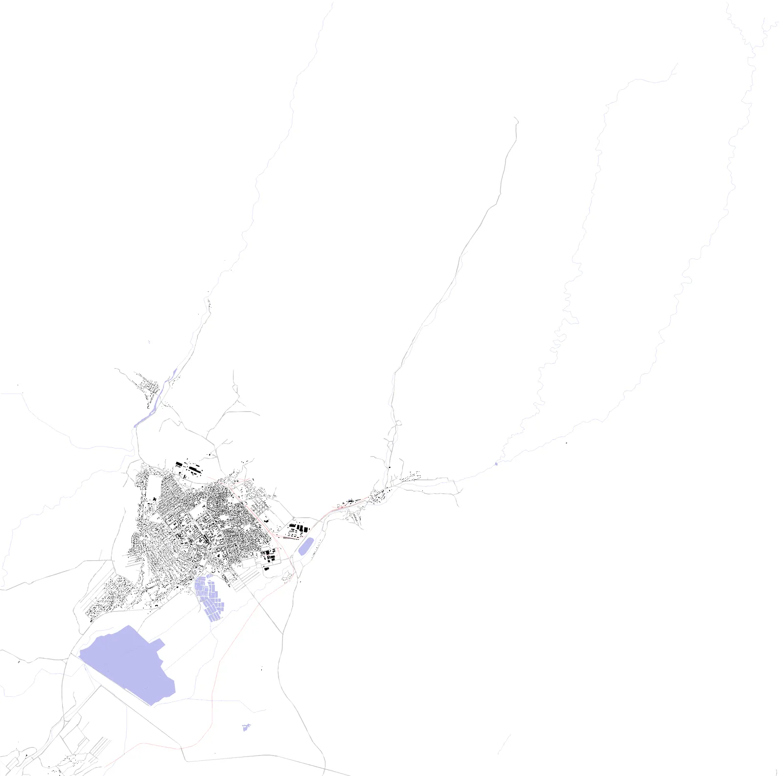 Kentau figure ground plan