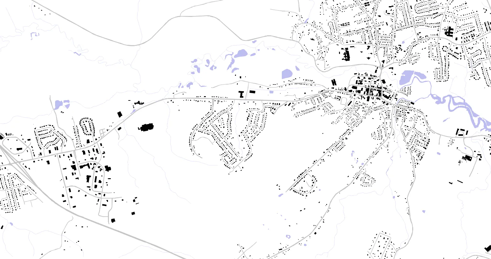 Kentville figure ground plan