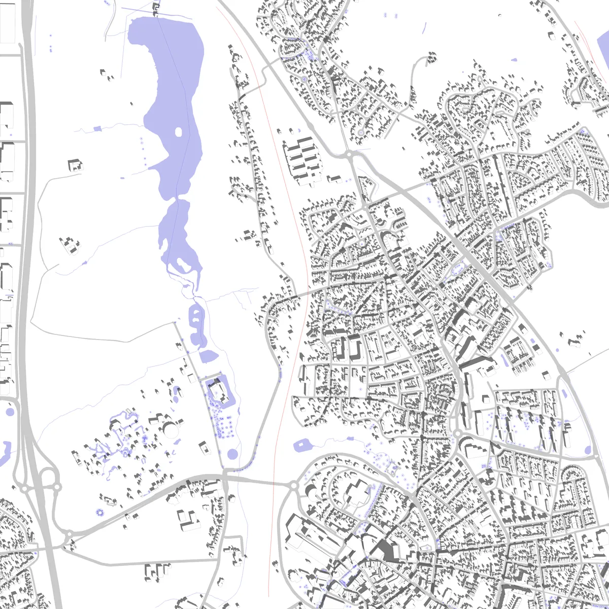 Kerkrade situatieplan (2,5 km)