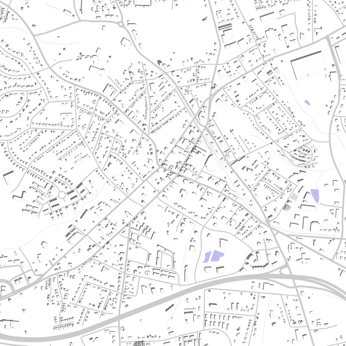 Kernersville site plan (2.5 km)