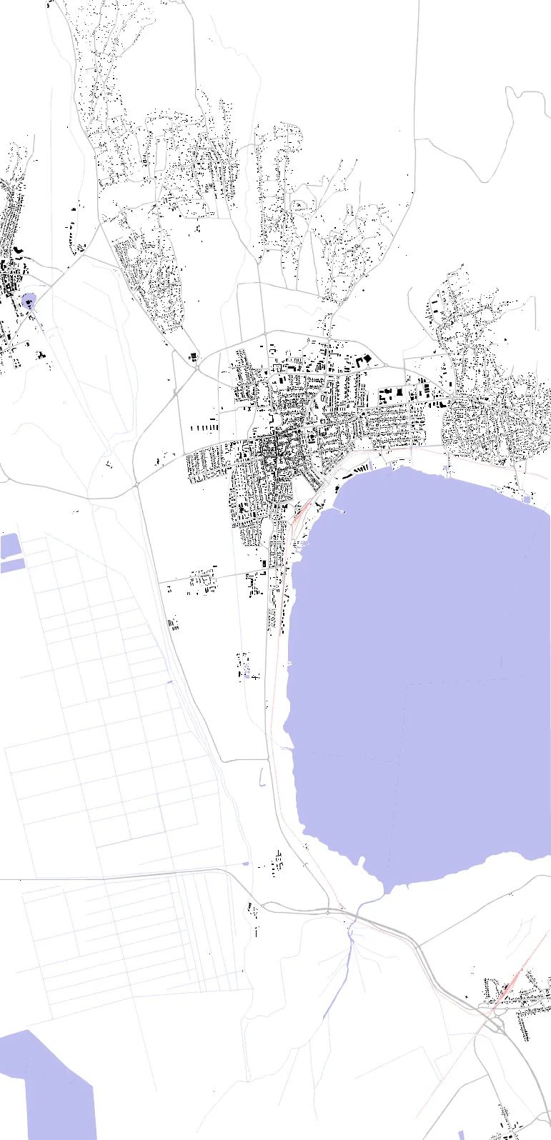 Keszthely figure ground plan