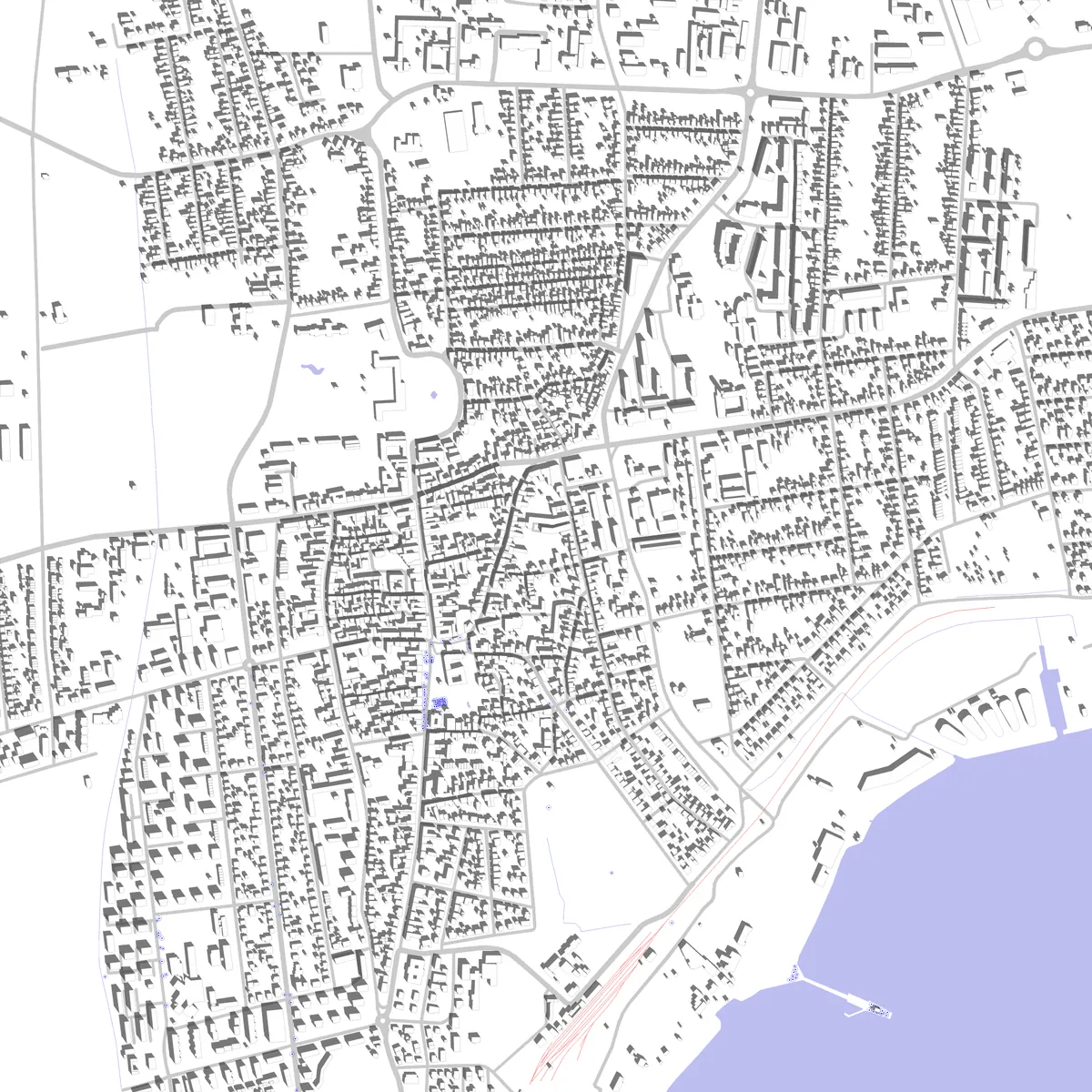 Keszthely site plan (2.5 km)