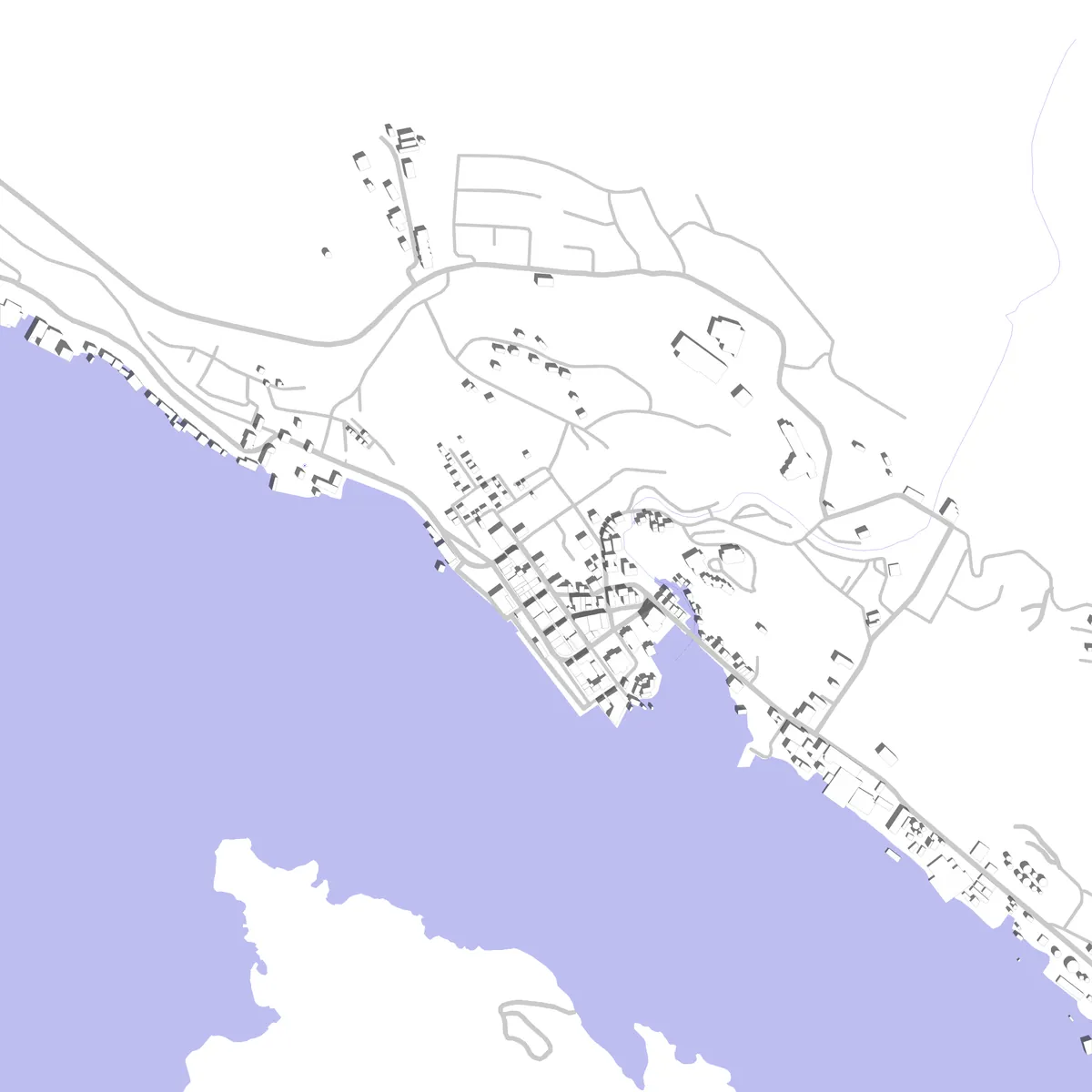 Ketchikan Lageplan (2,5 km)