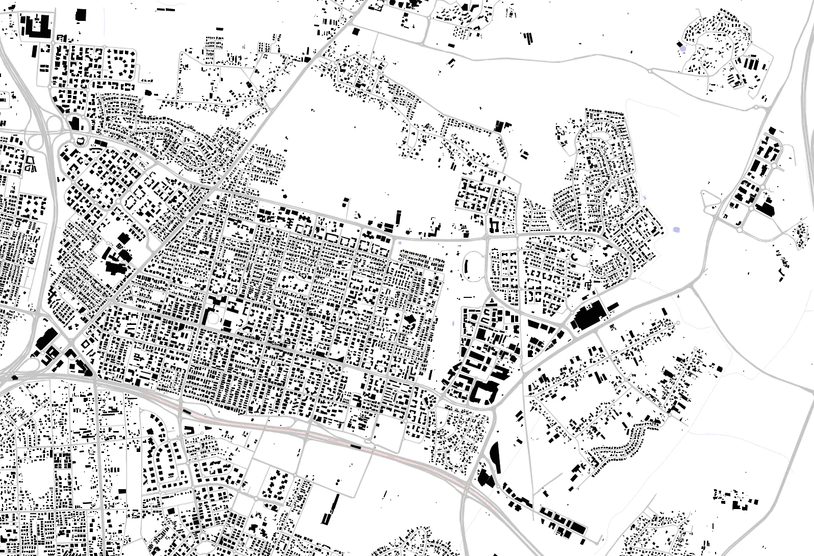 Kfar Saba Schwarzplan