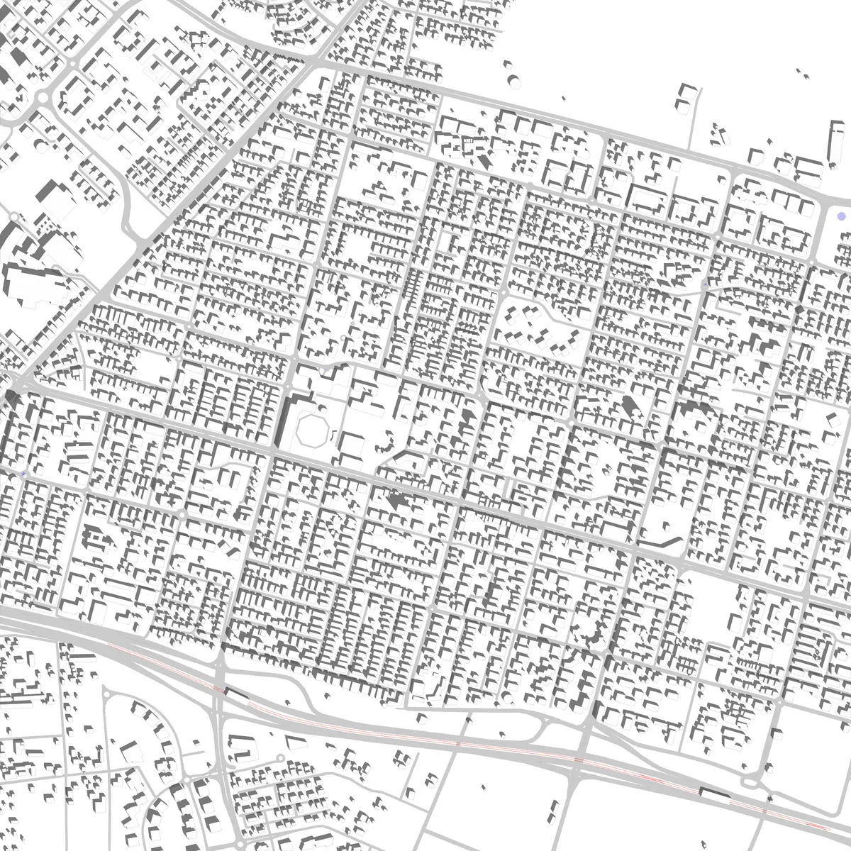 Kfar Saba Lageplan (2,5 km)
