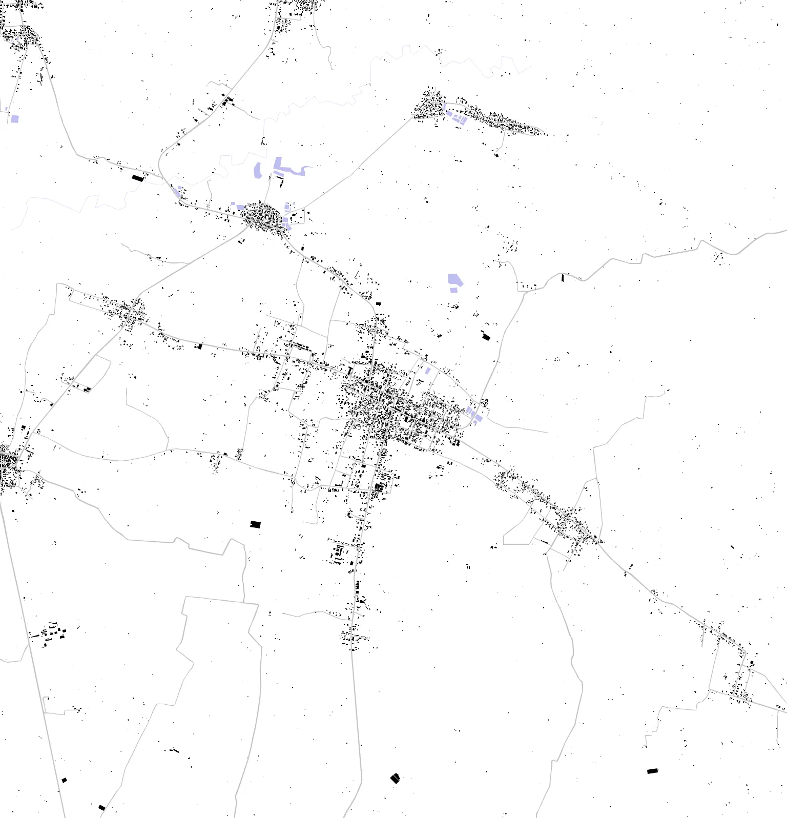Kham Muang figure ground plan