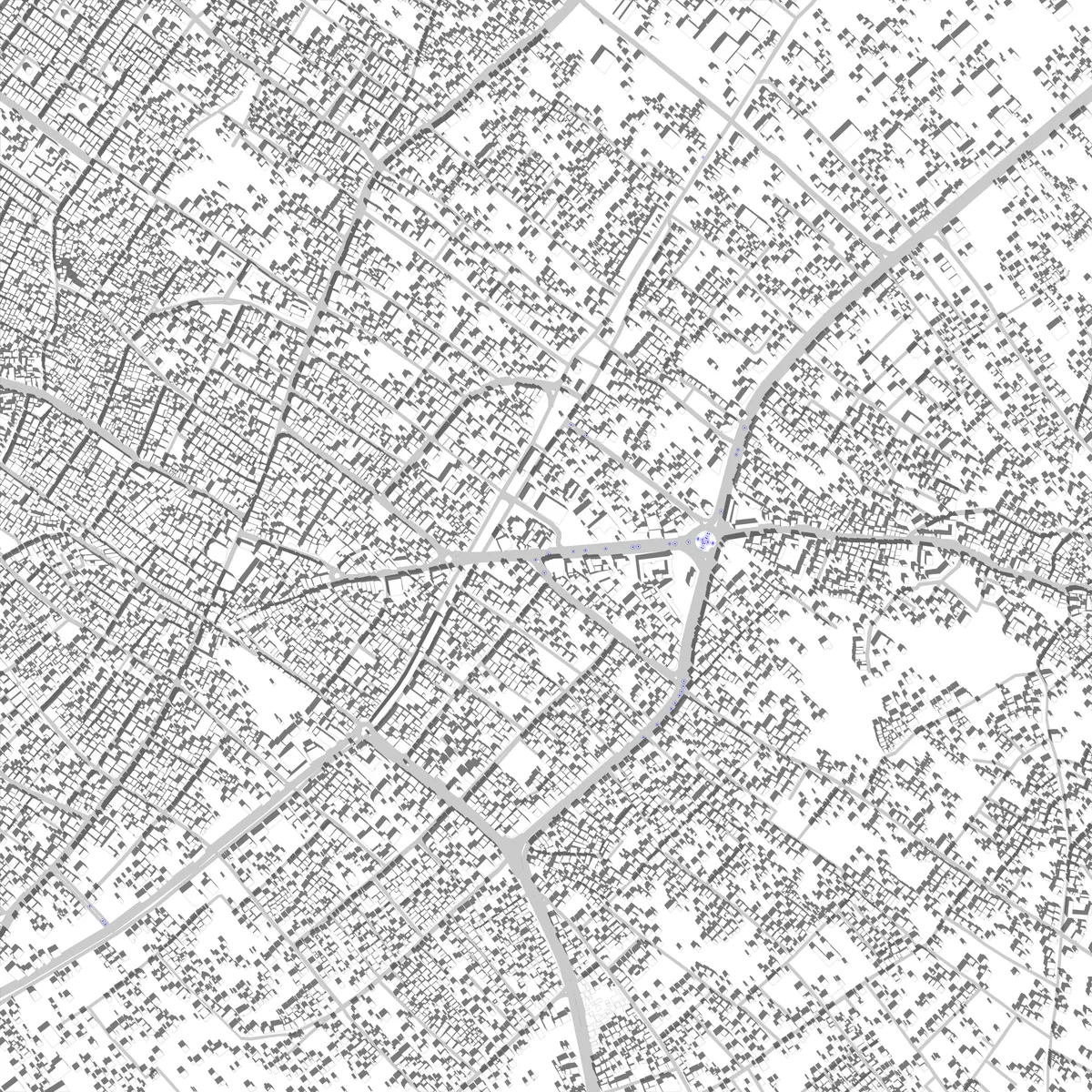 Khan Yunis Lageplan (2,5 km)