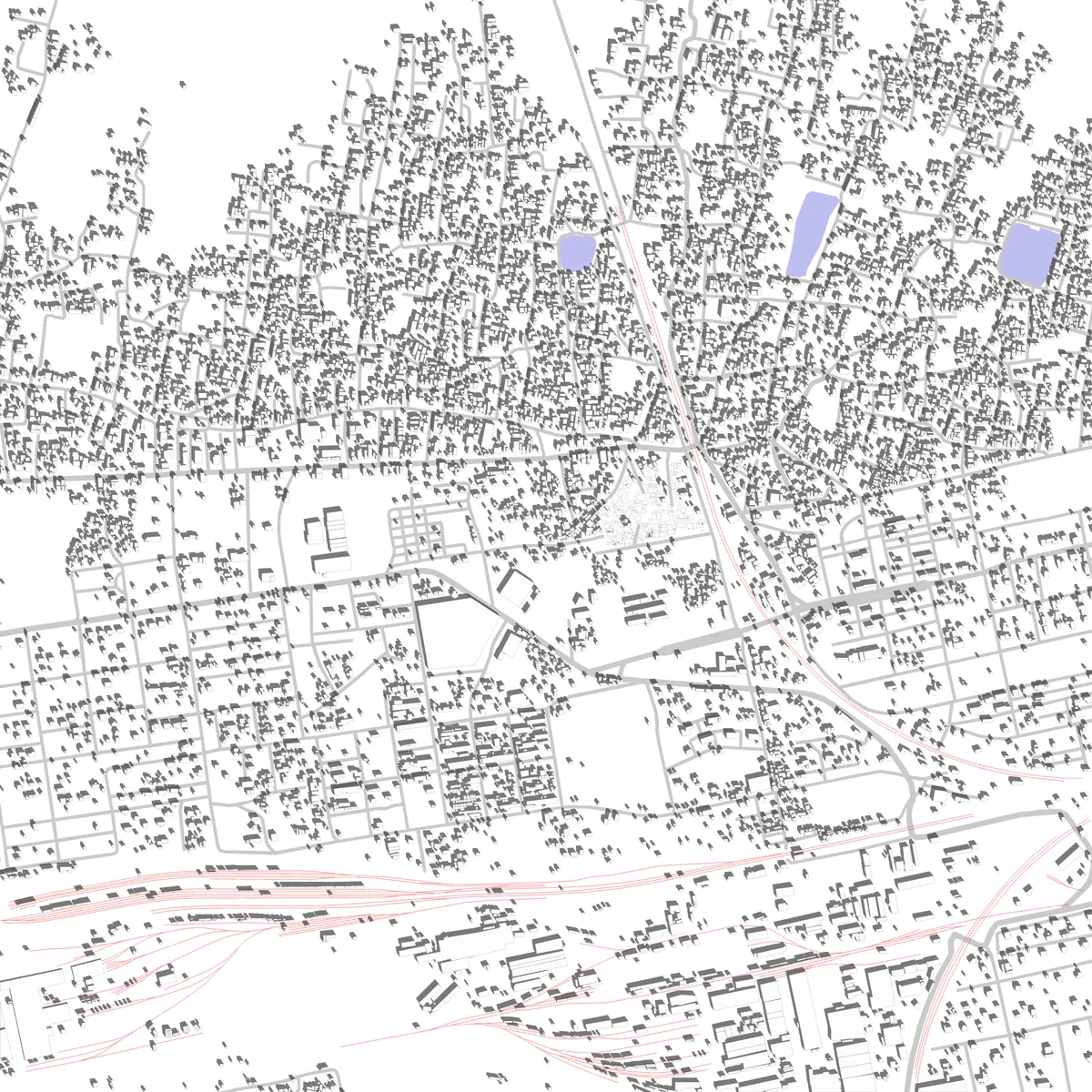 Kharagpur Lageplan (2,5 km)