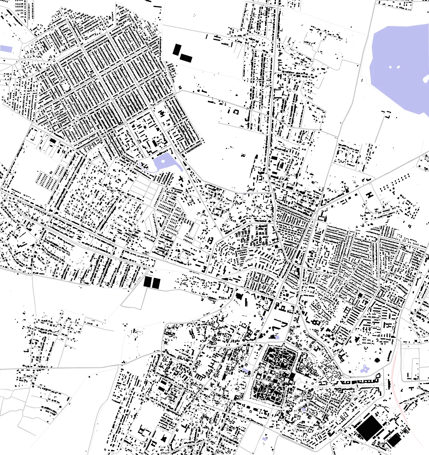 Khiva figure ground plan