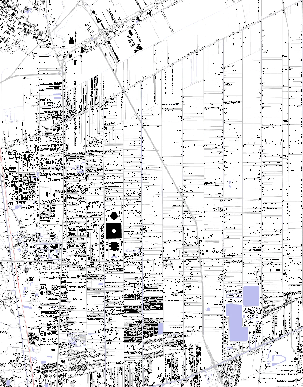 Khlong Luang Schwarzplan