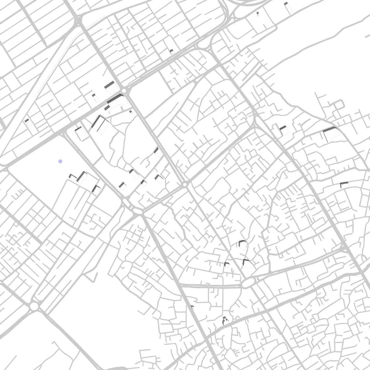 Khomeyni Shahr site plan (2.5 km)