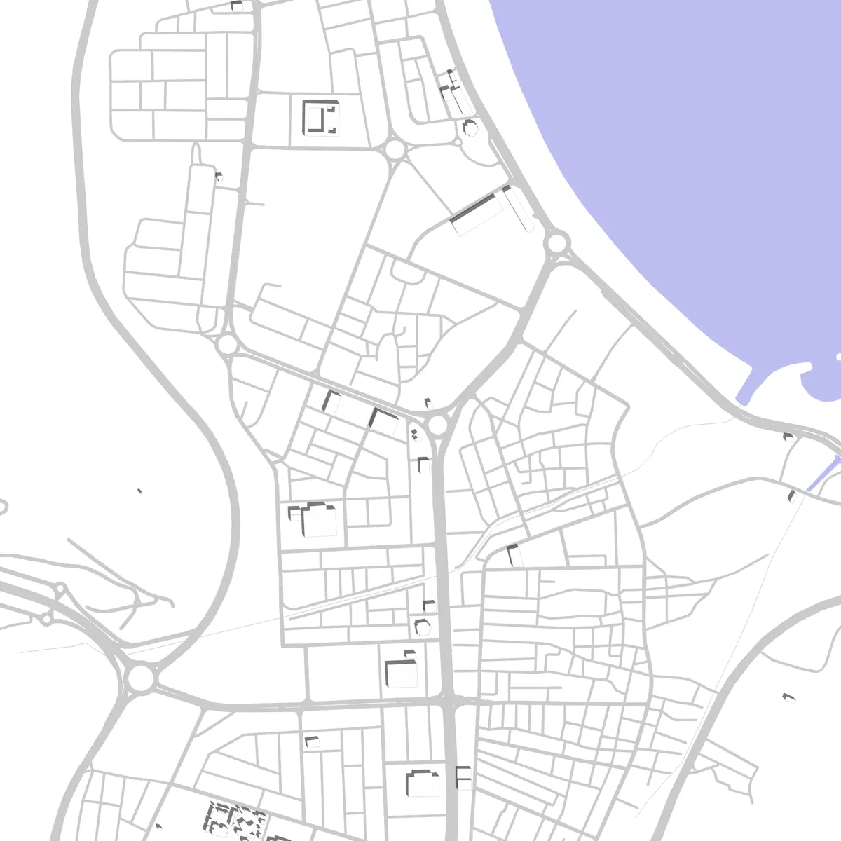 Khor Fakkan Lageplan (2,5 km)