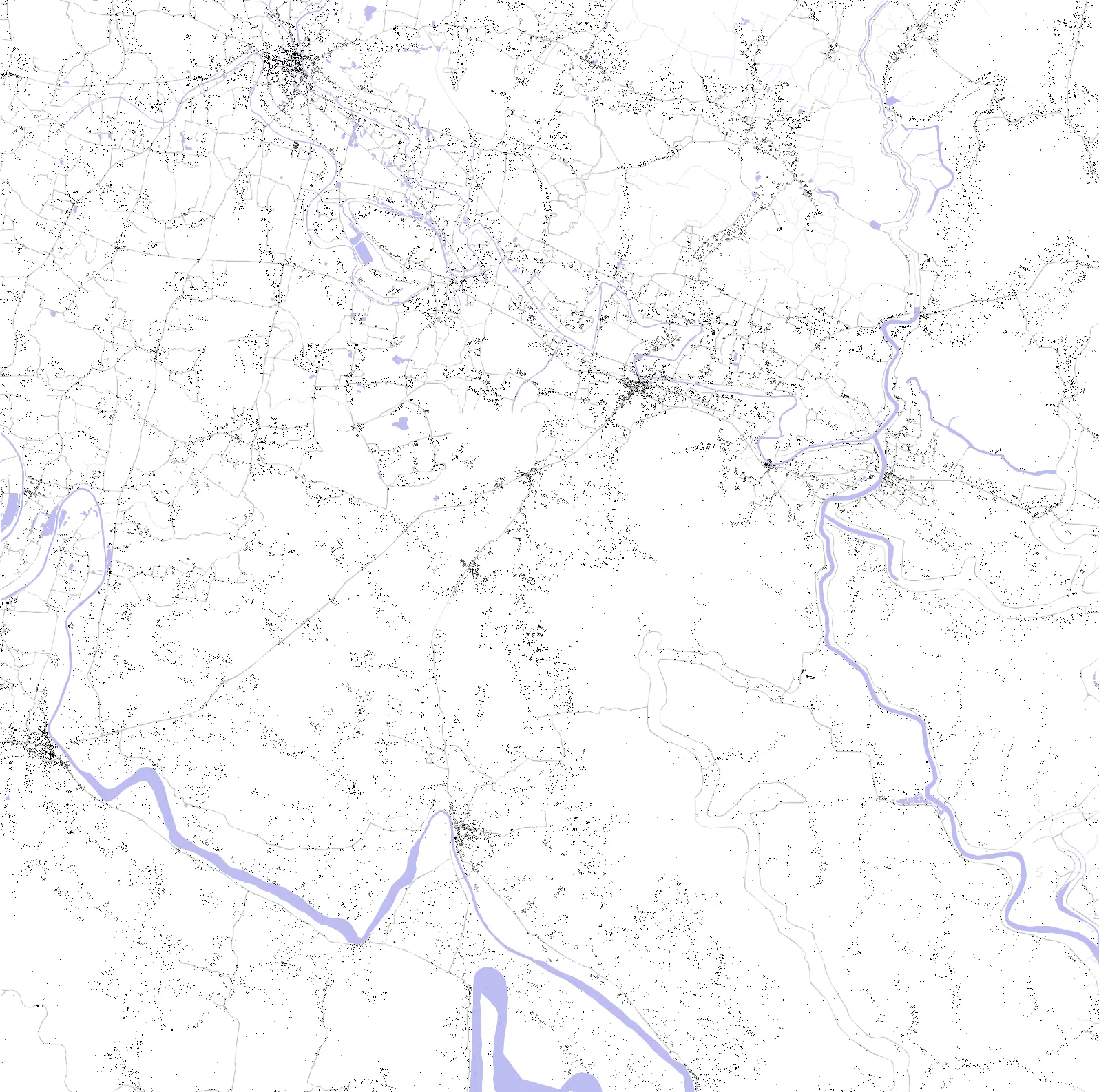 Khulna Schwarzplan