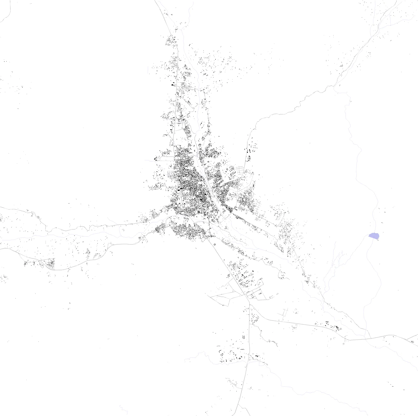 Khuzdar figure ground plan