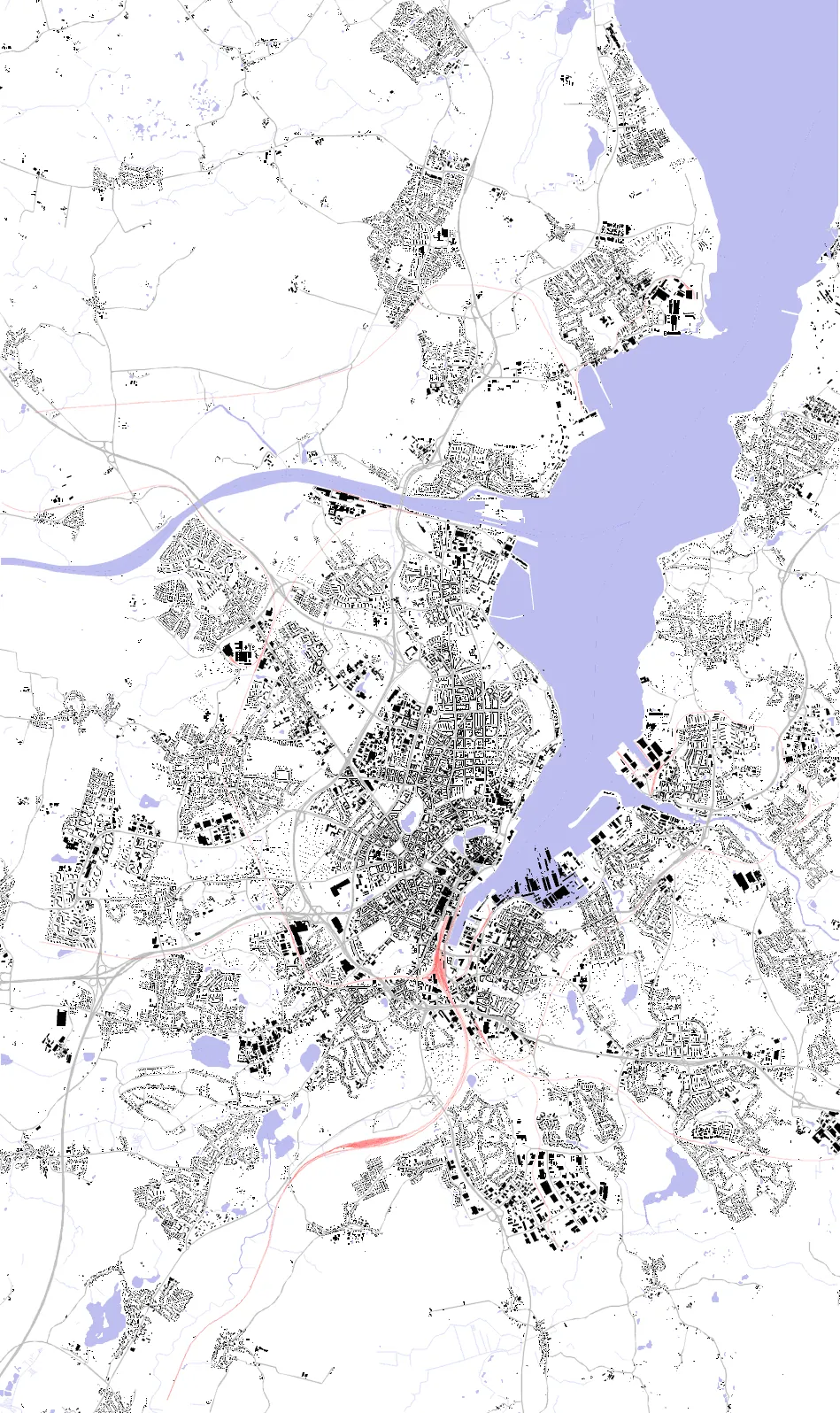 Kiel Schwarzplan