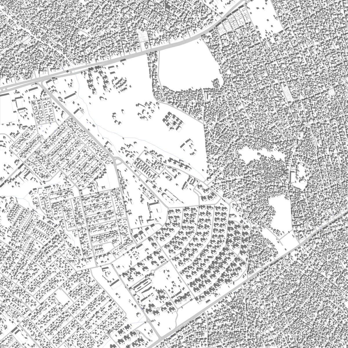 Kilamba Kiaxi planta de localização (2,5 km)