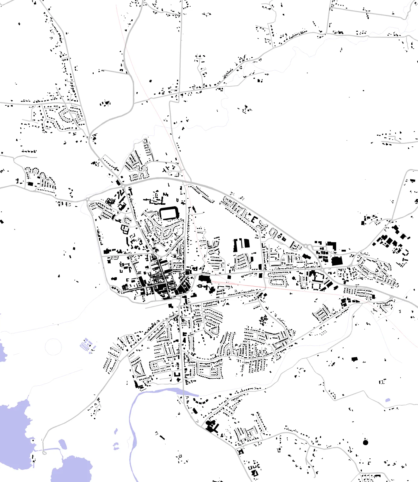 Killarney figure ground plan