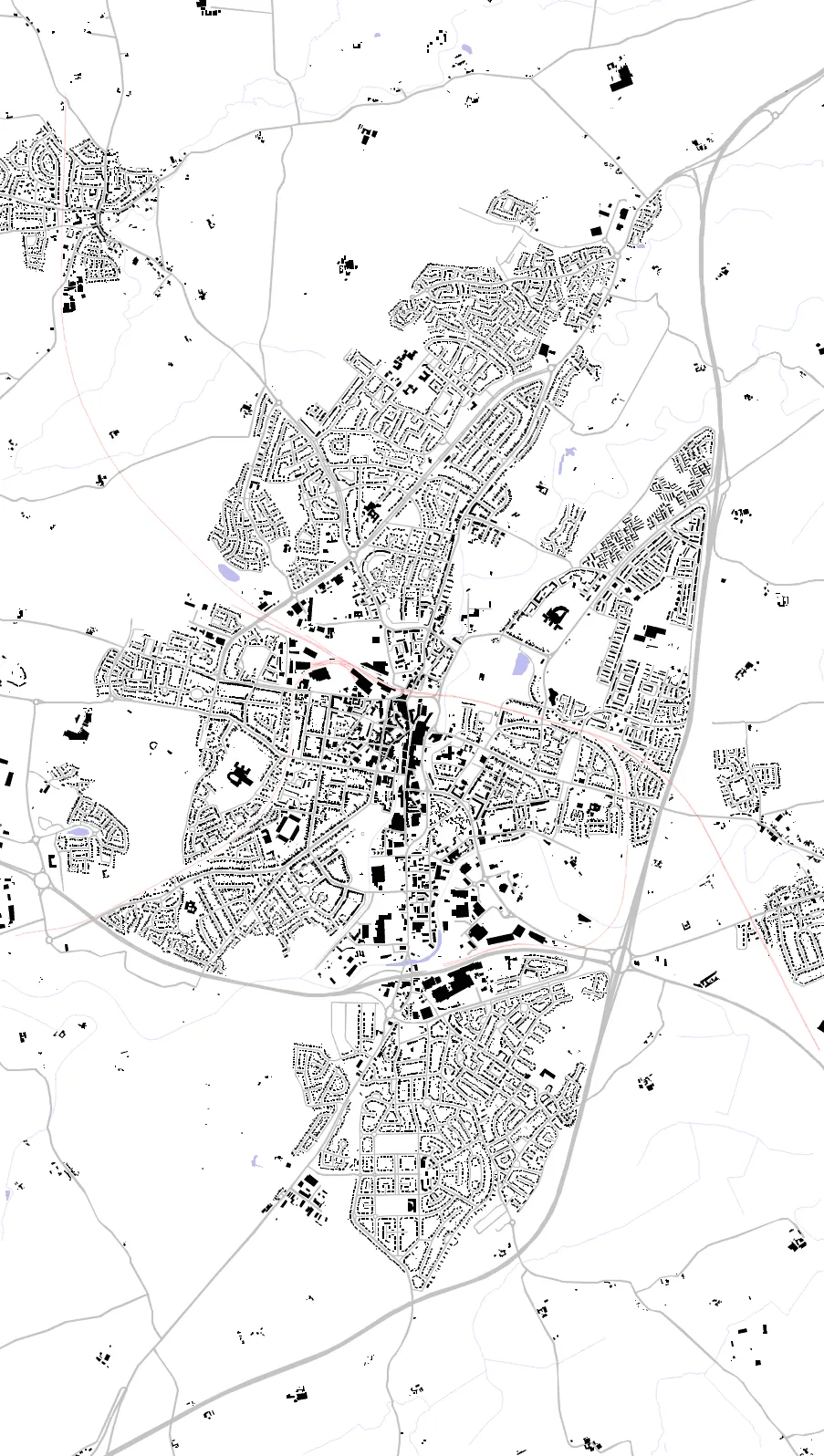 Kilmarnock figure ground plan