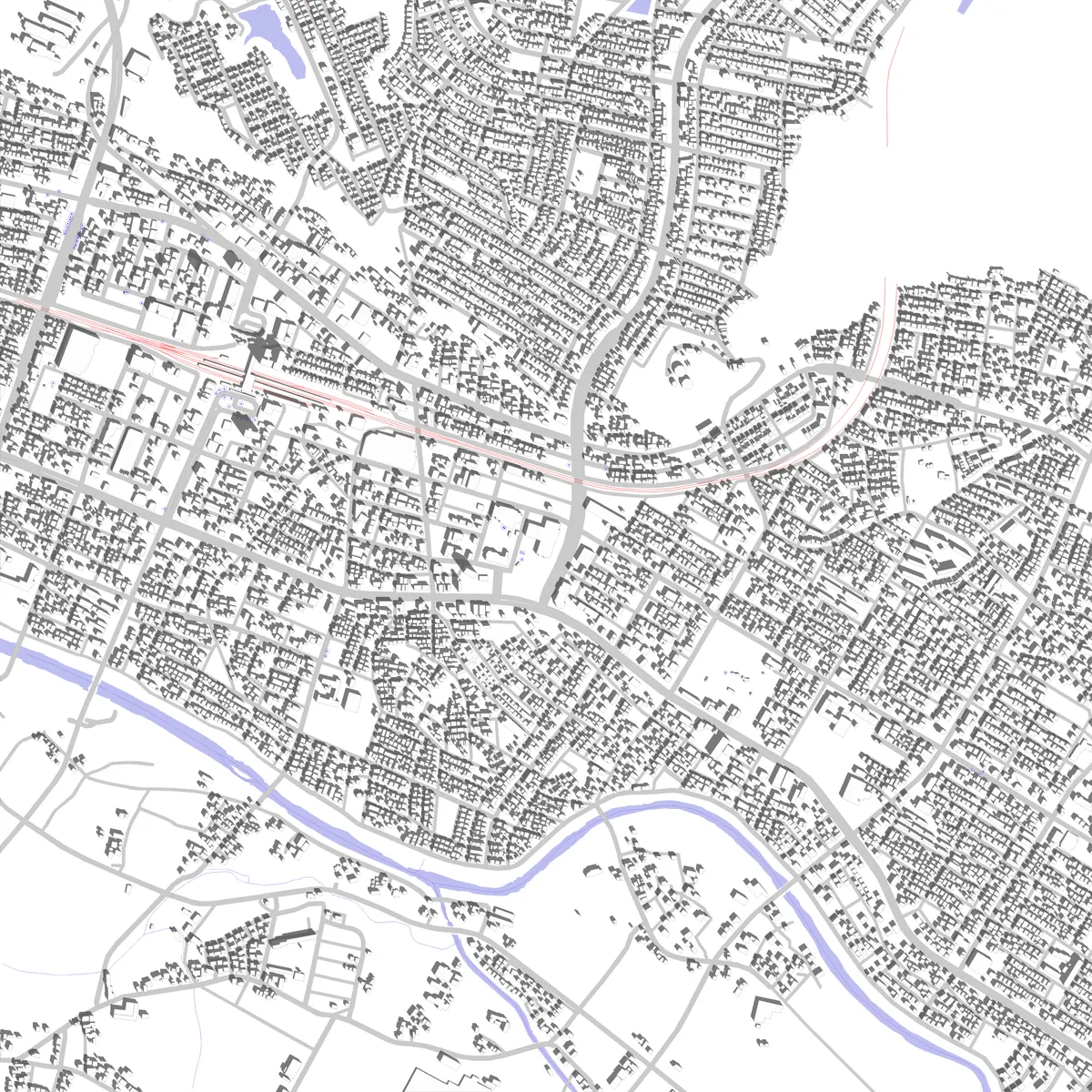 君津 敷地図 (2.5 km)