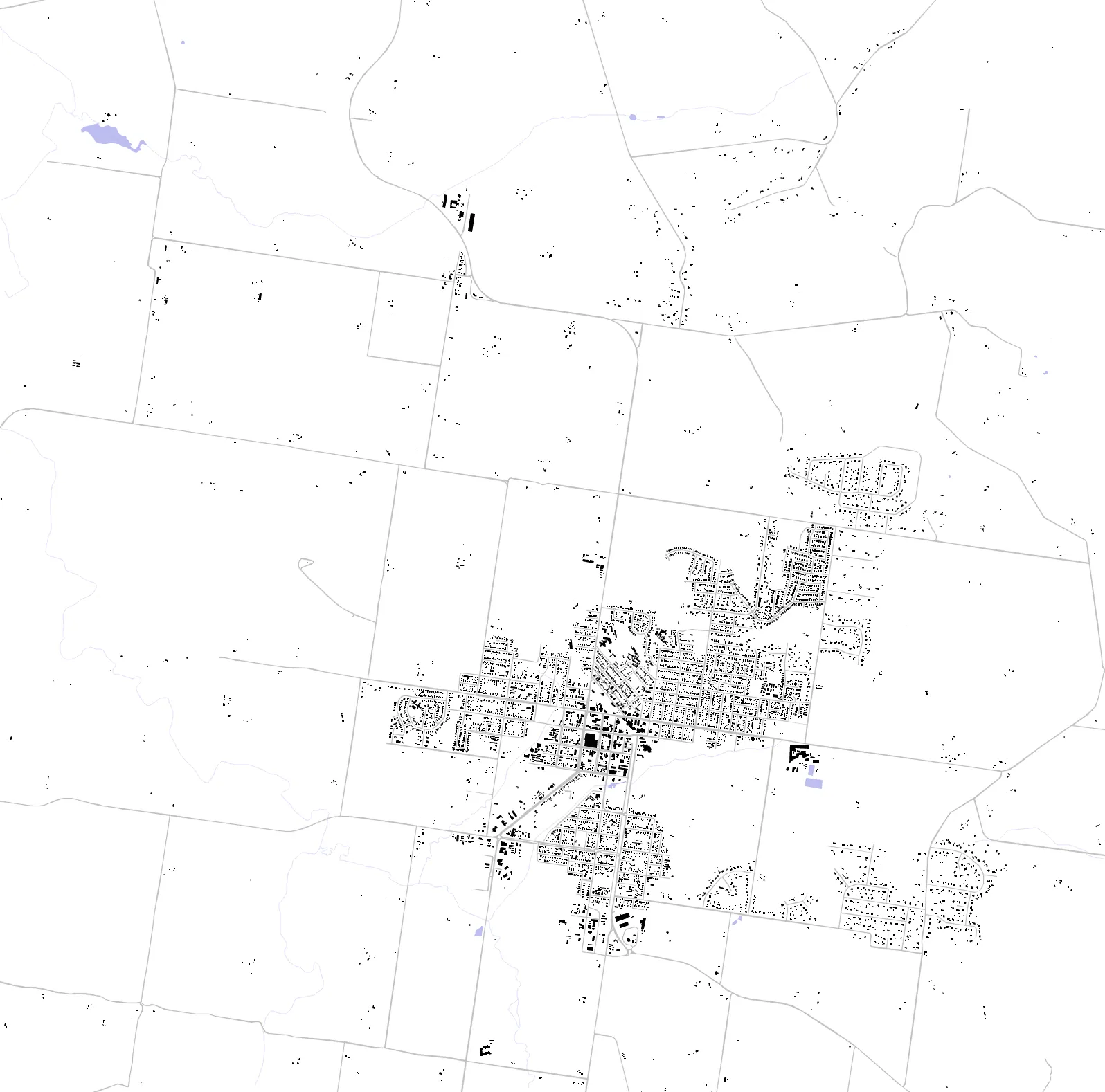 Kingaroy Schwarzplan