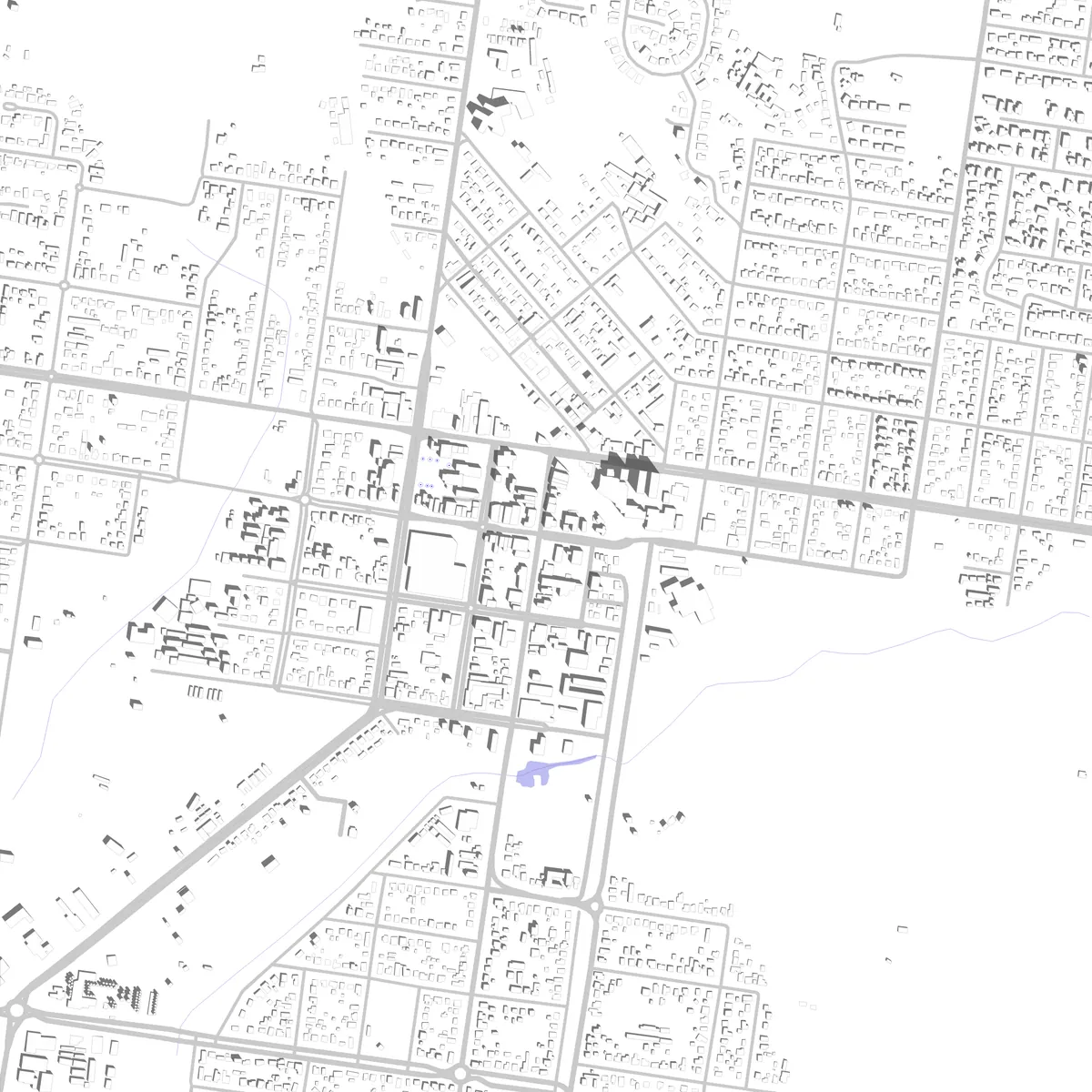 Kingaroy Lageplan (2,5 km)