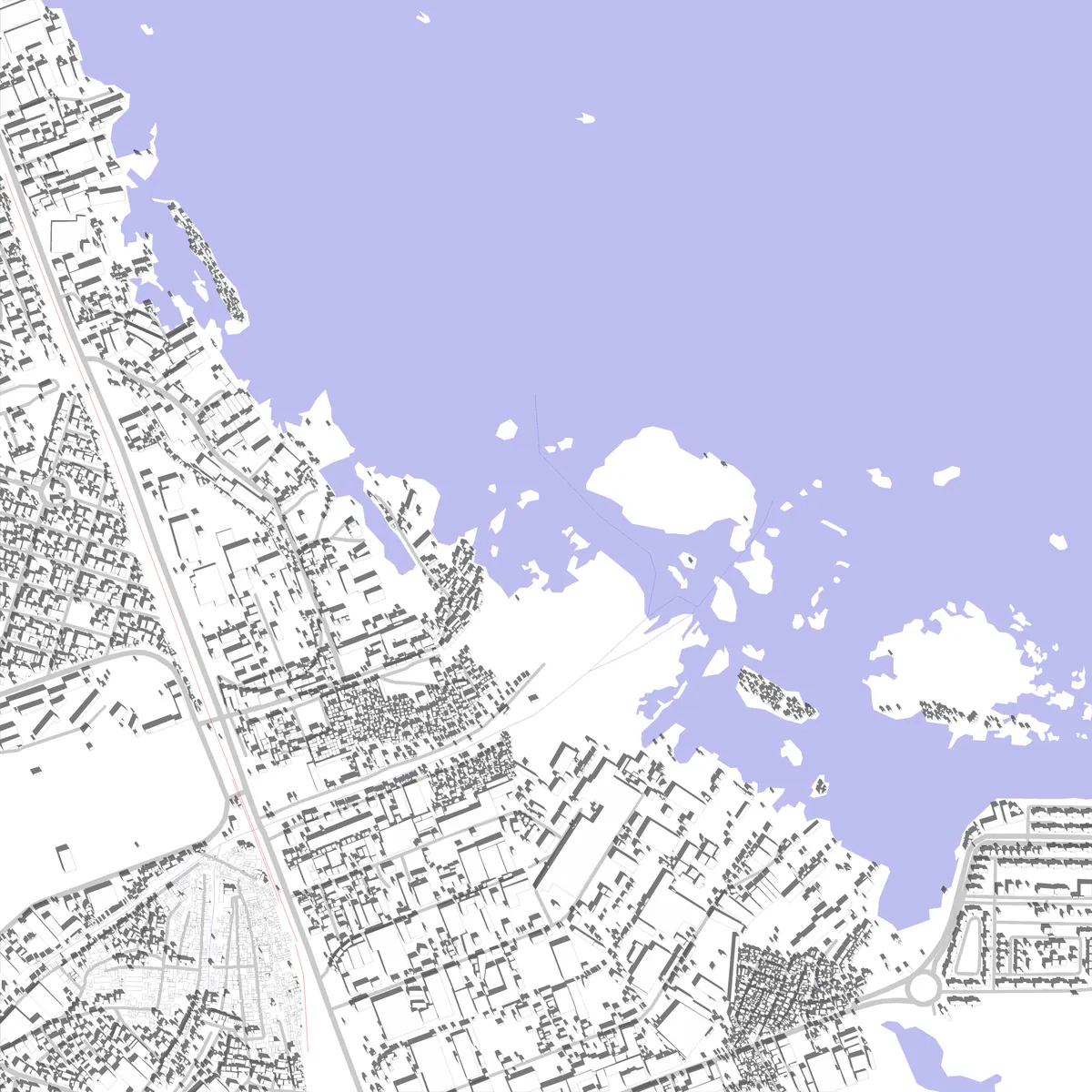 Kinshasa plan de situation (2,5 km)