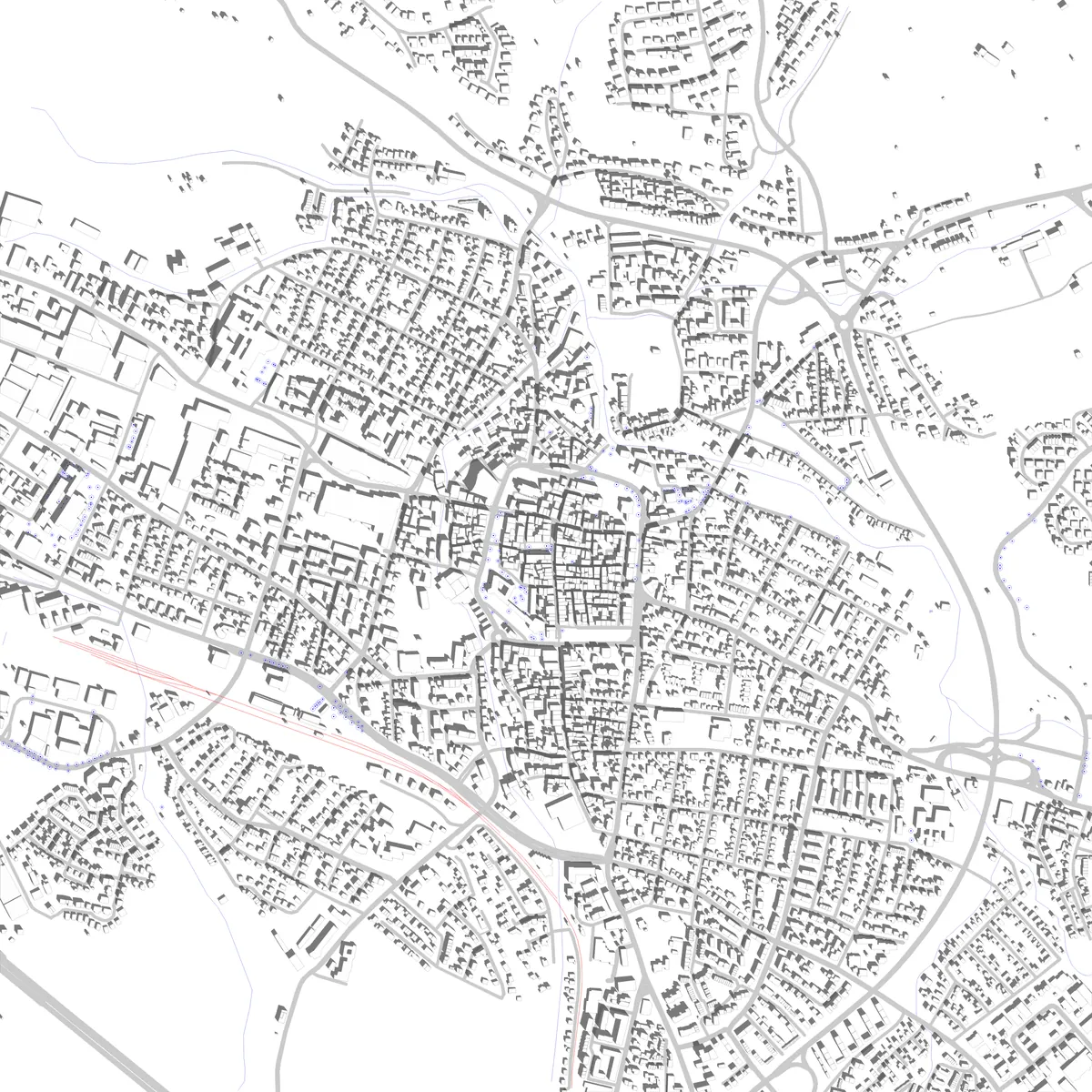 Kirchheim unter Teck Lageplan (2,5 km)