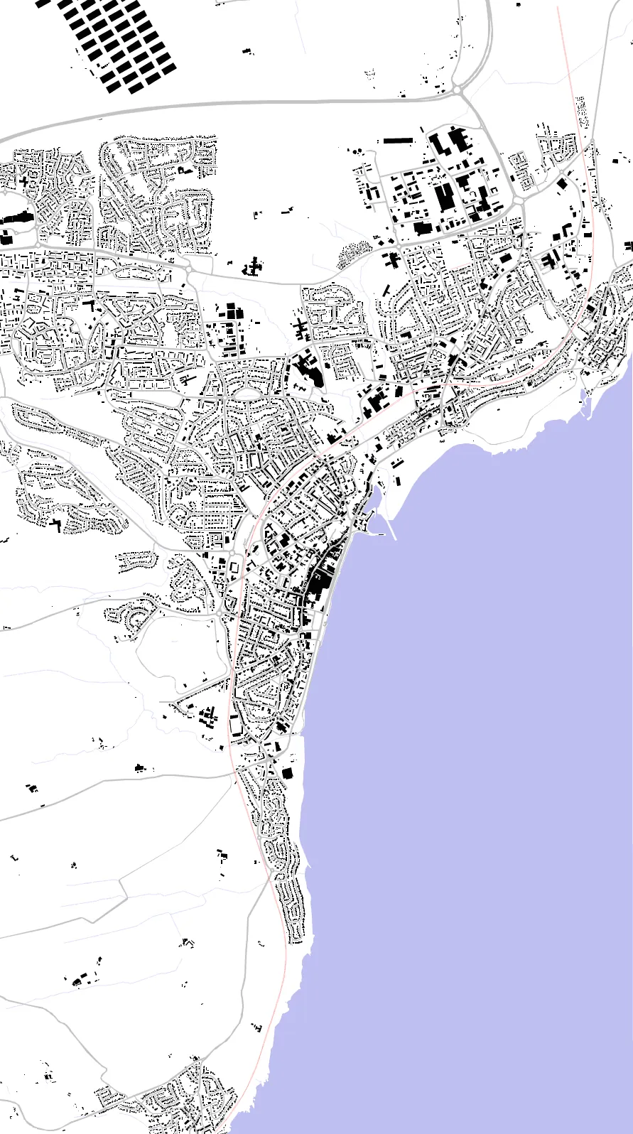 Kirkcaldy figure ground plan