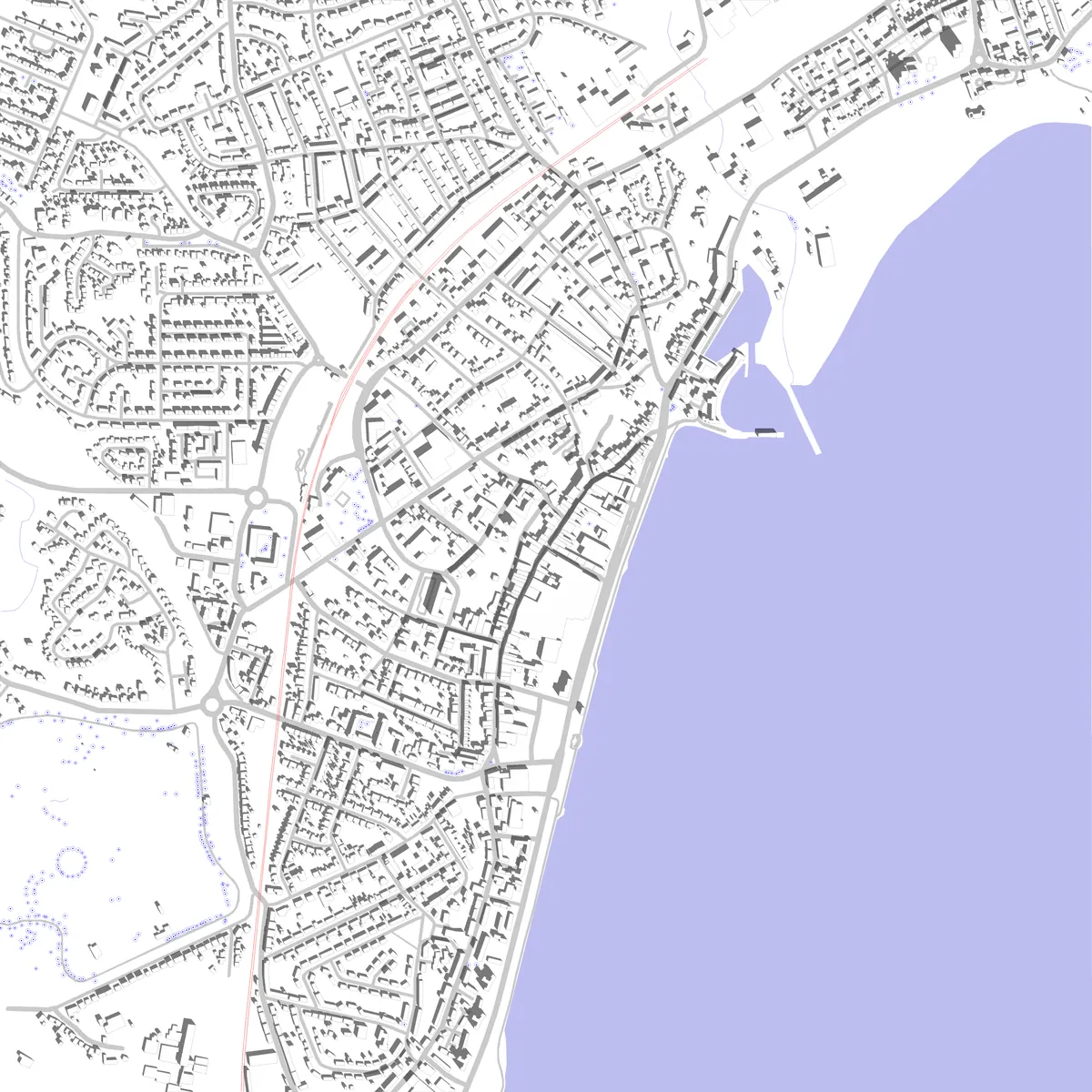 Kirkcaldy site plan (2.5 km)
