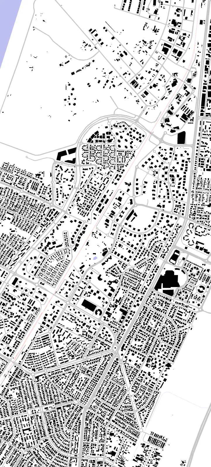Kiryat Motzkin figure ground plan