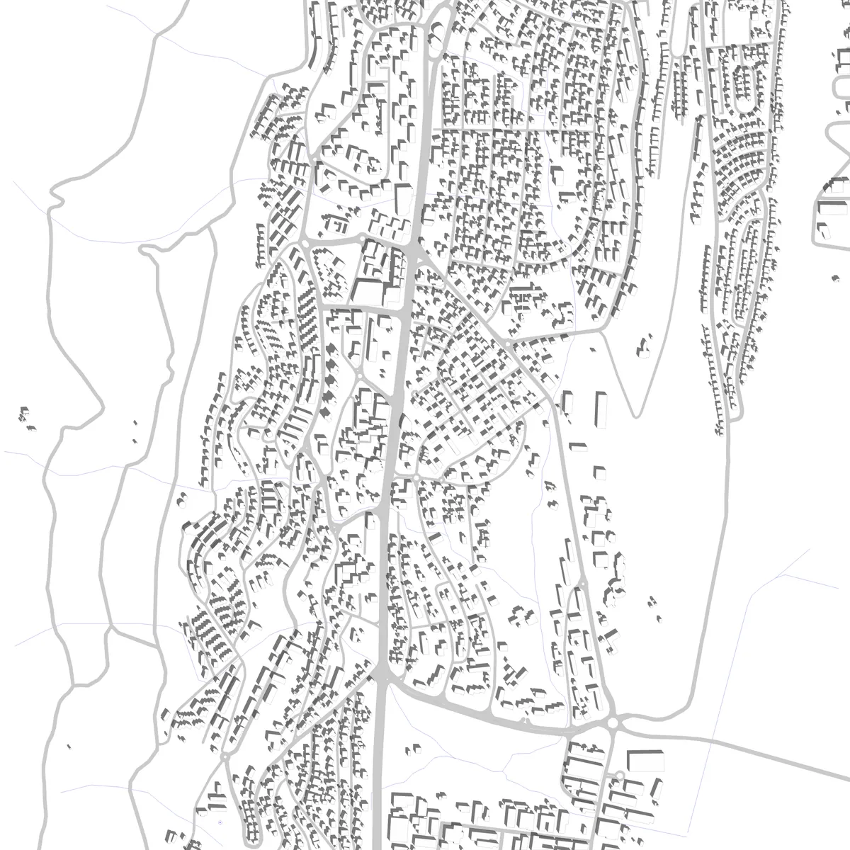 Kiryat Shmona Lageplan (2,5 km)