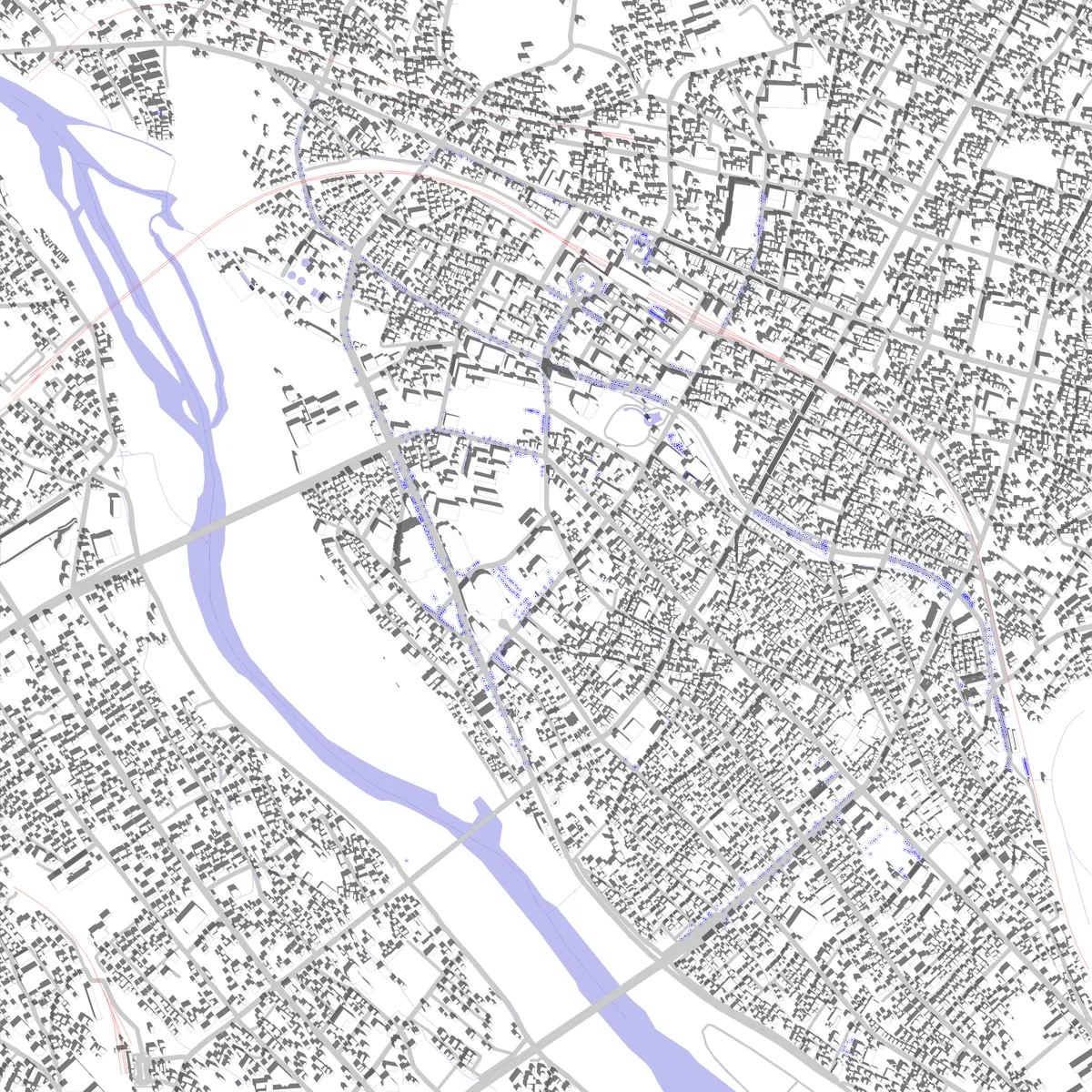Kiryu site plan (2.5 km)