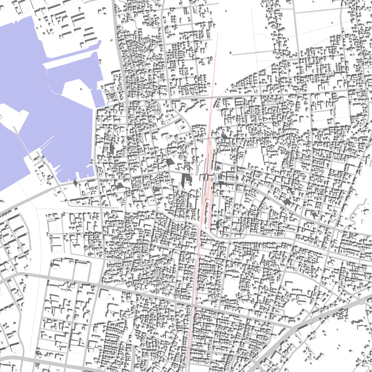 Kisarazu site plan (2.5 km)