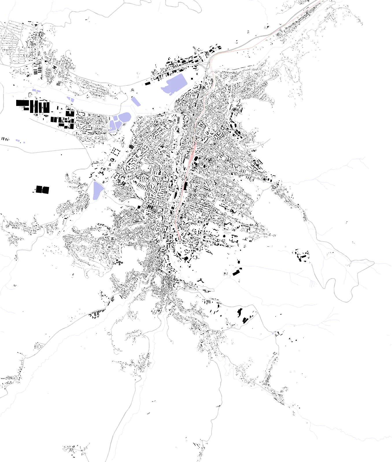 Kislovodsk figure ground plan