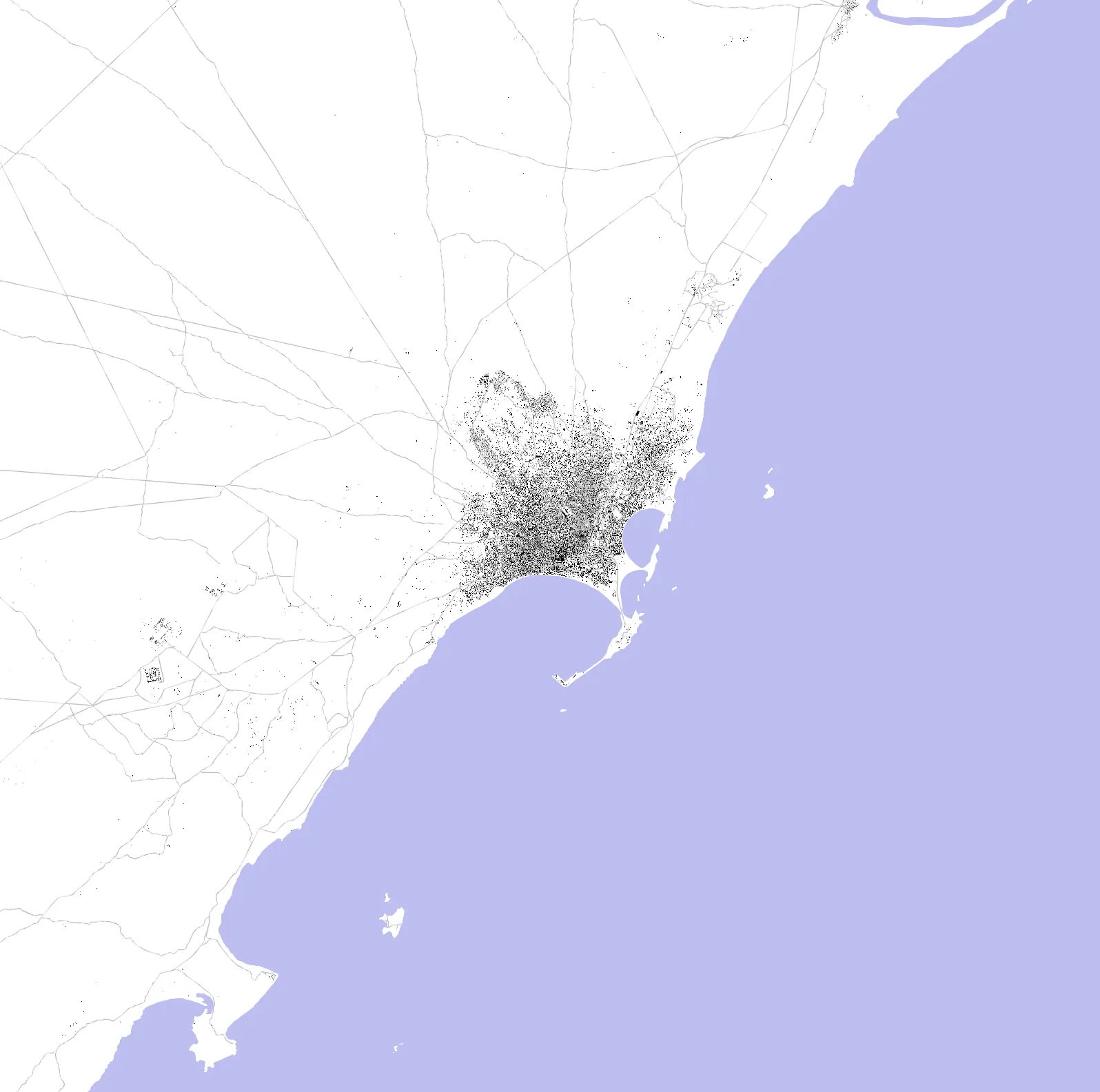 Kismayo Schwarzplan