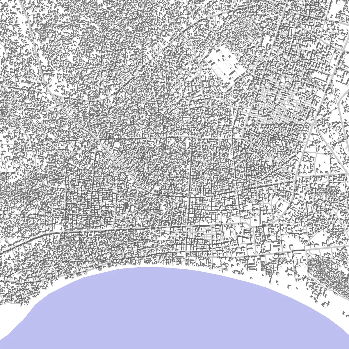 Kismayo Lageplan (2,5 km)